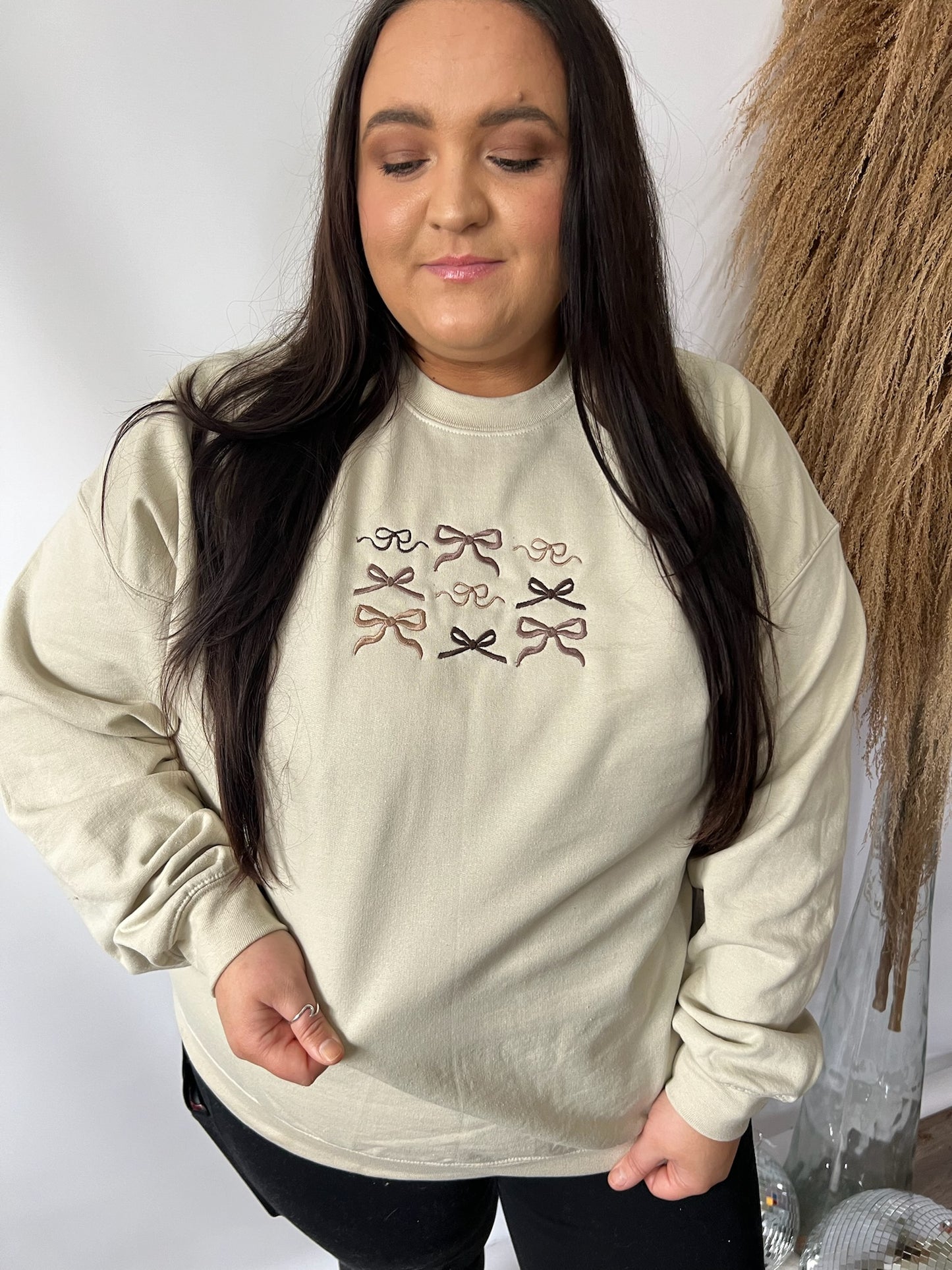 Bows On Repeat | Handmade | Nude