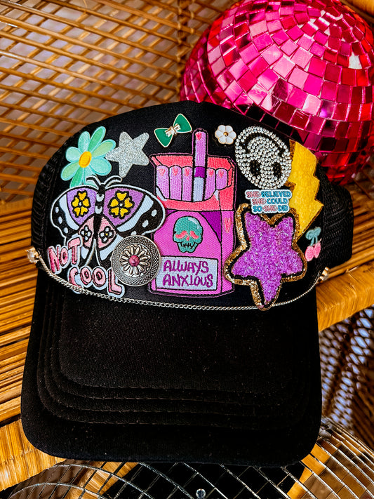 ONE OF A KIND PATCH TRUCKER HAT | ALWAYS ANXIOUS