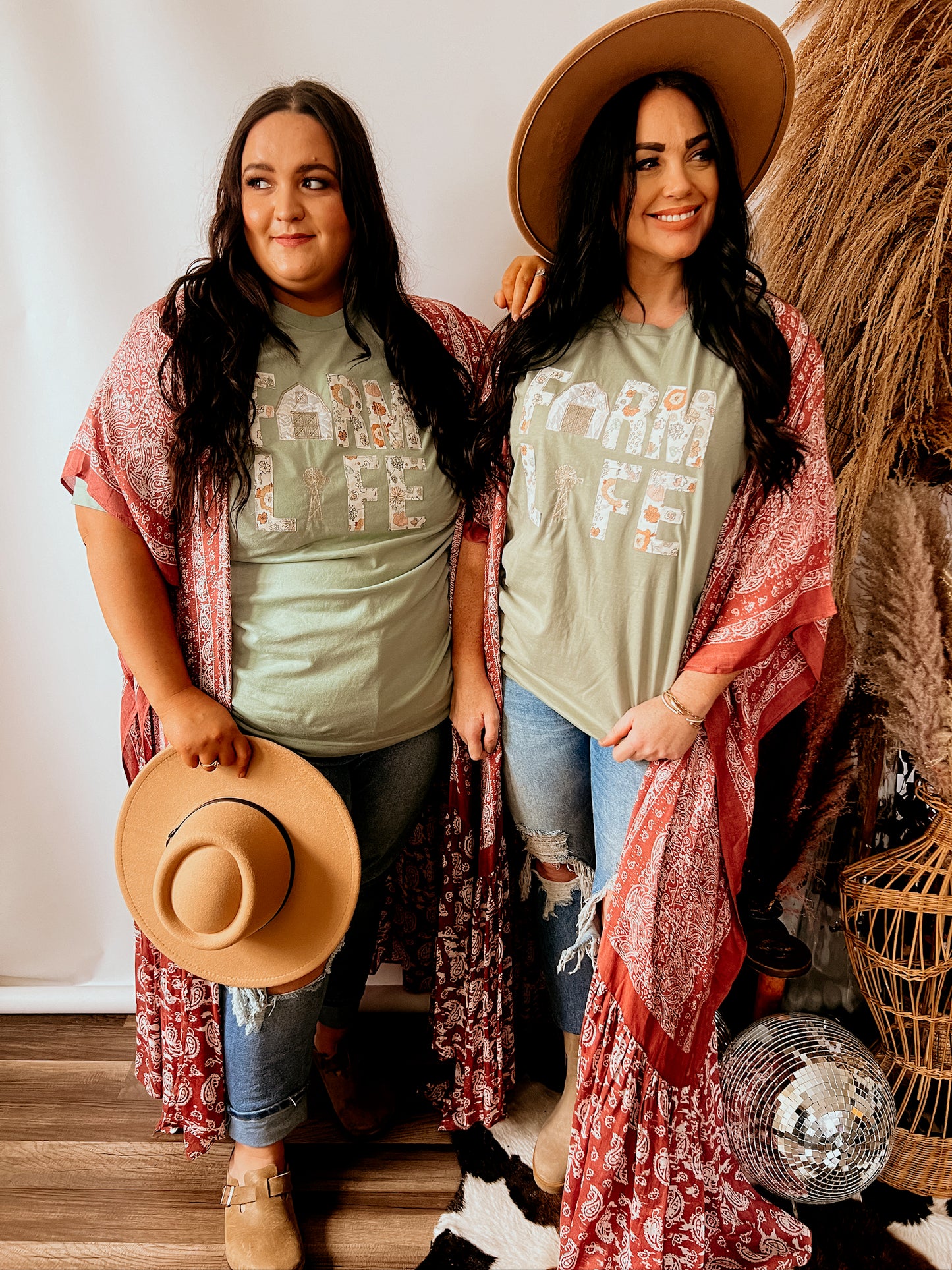 Farm Life | Handmade Tee | Sage Green