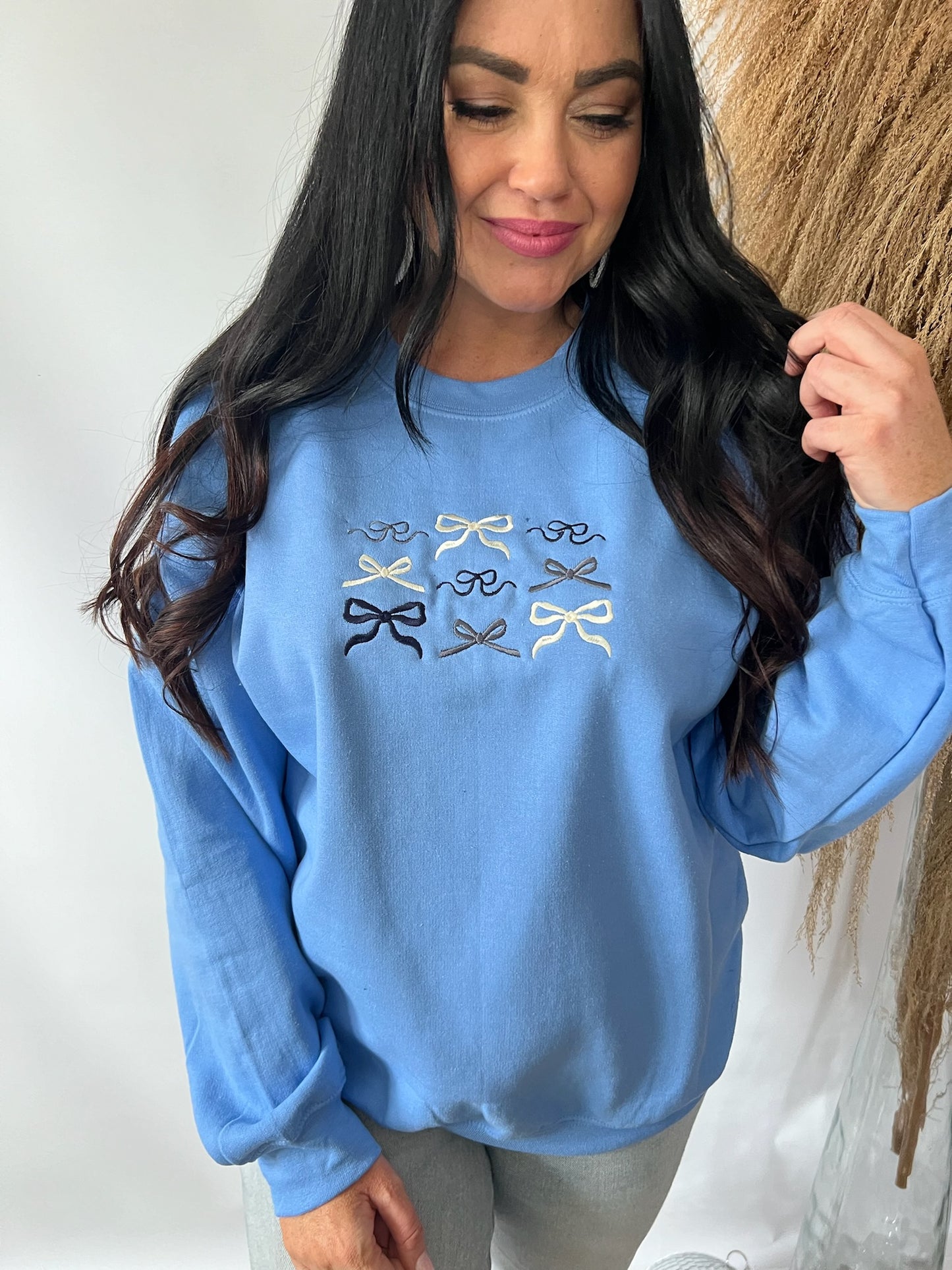 Bows On Repeat | Handmade | Blue