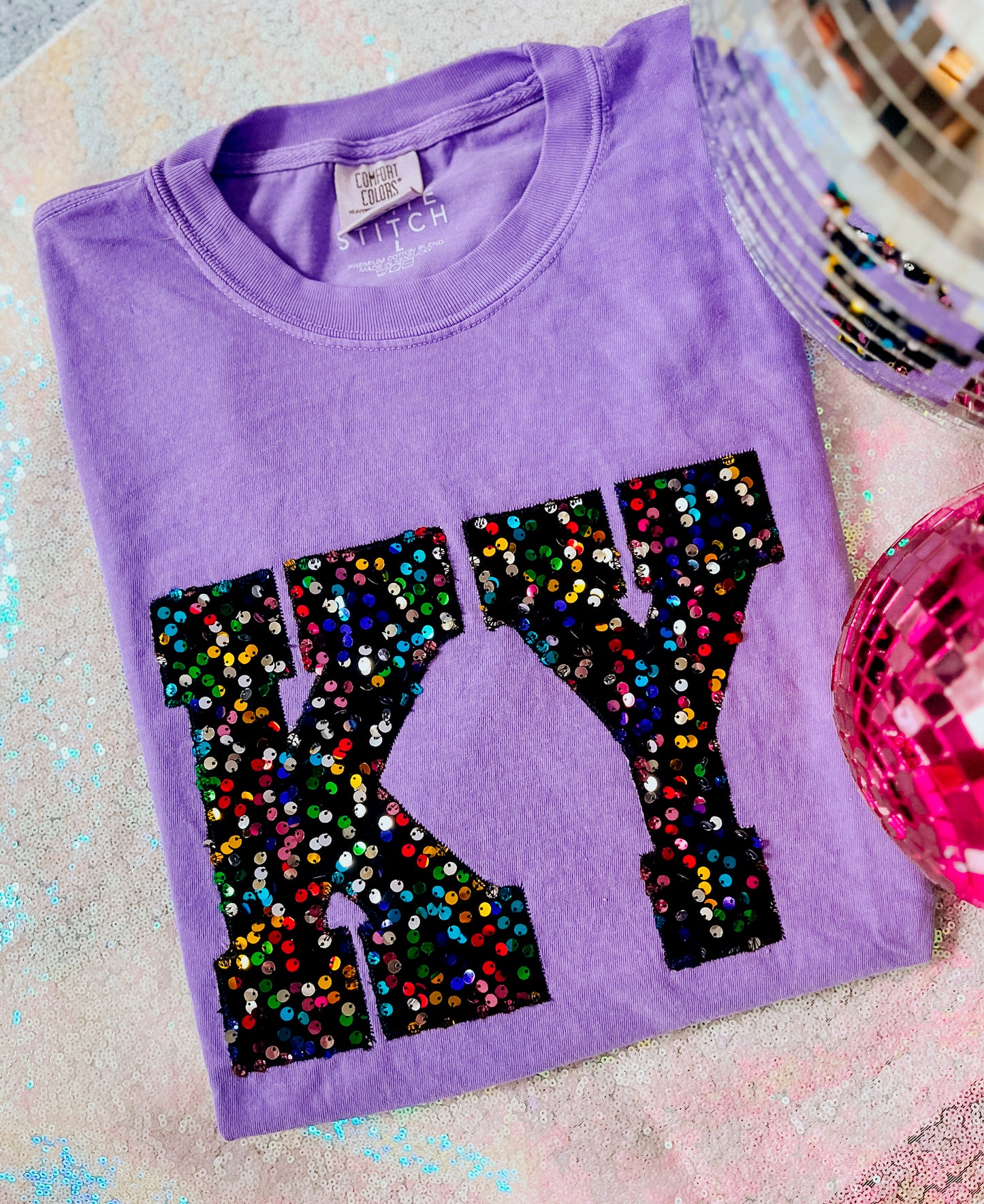 Statement State Tee | Customize Handmade | PURPLE