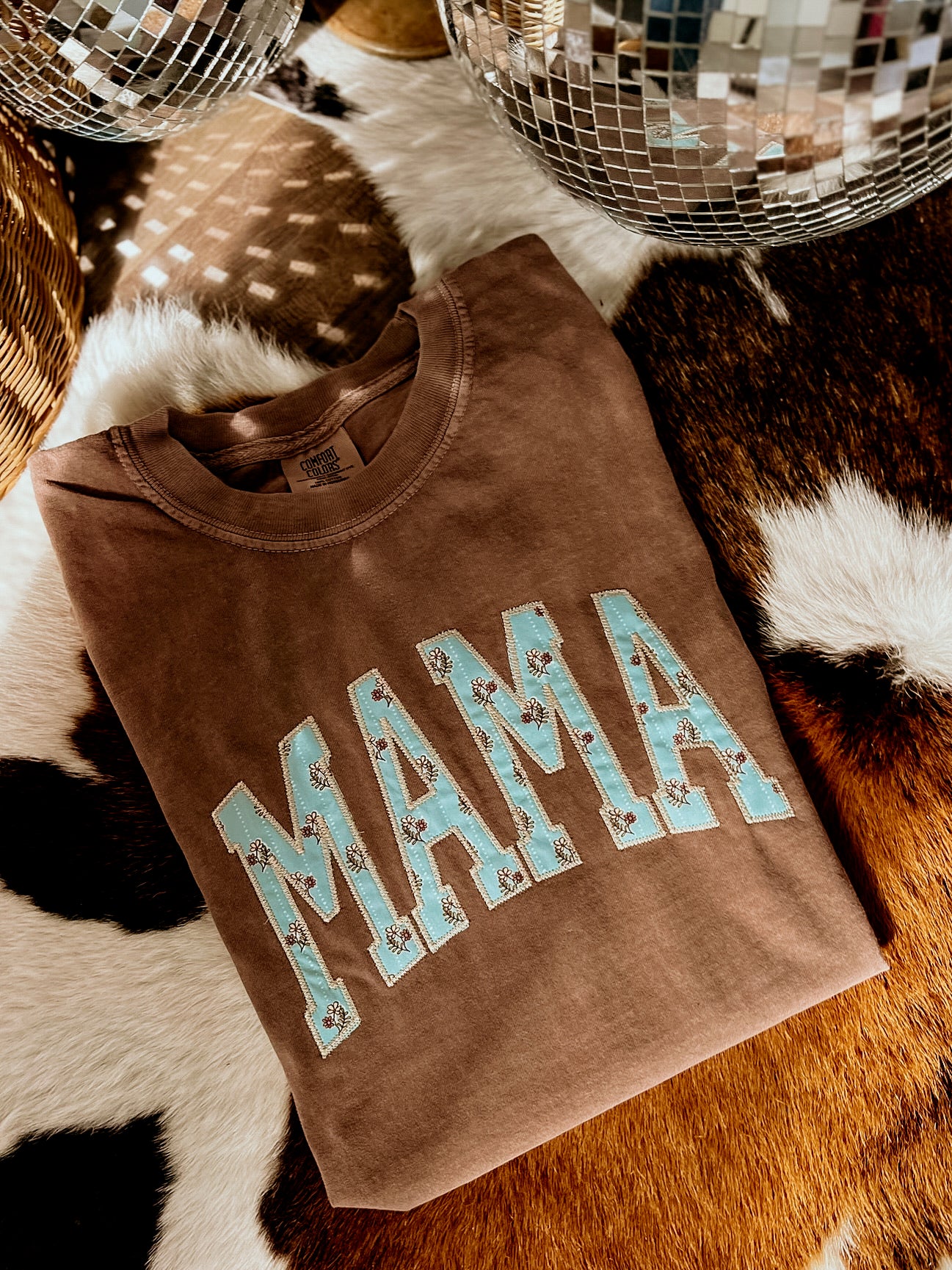 MAMA Vintage Floral | Handmade | Brown