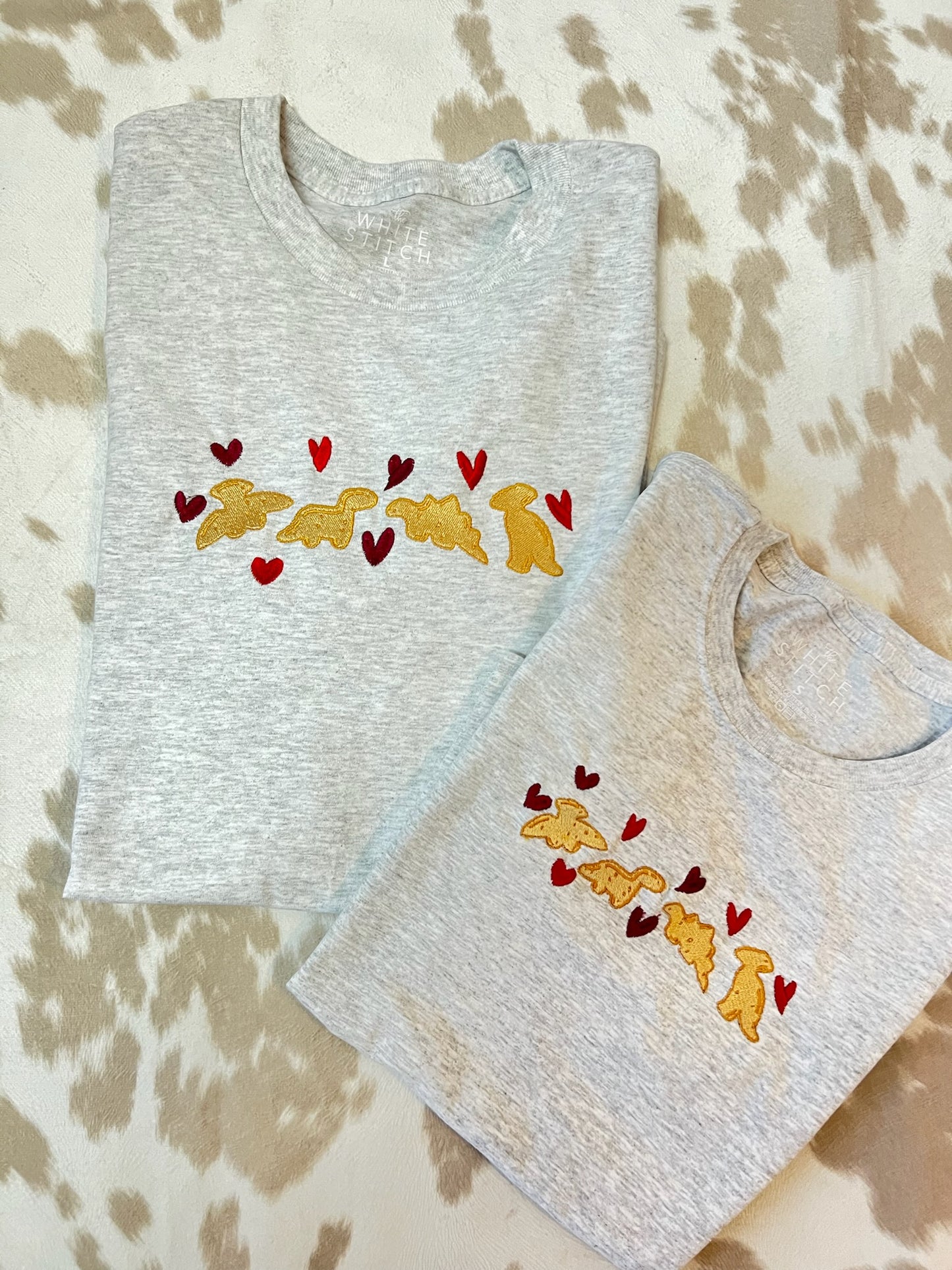 Dino Nuggies | Handmade | Gray