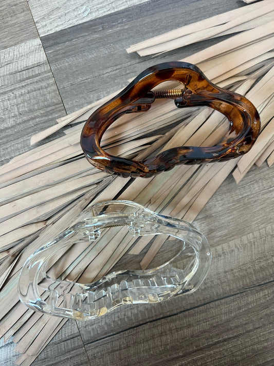 Large Oval Claw Clip | 2 Color Options