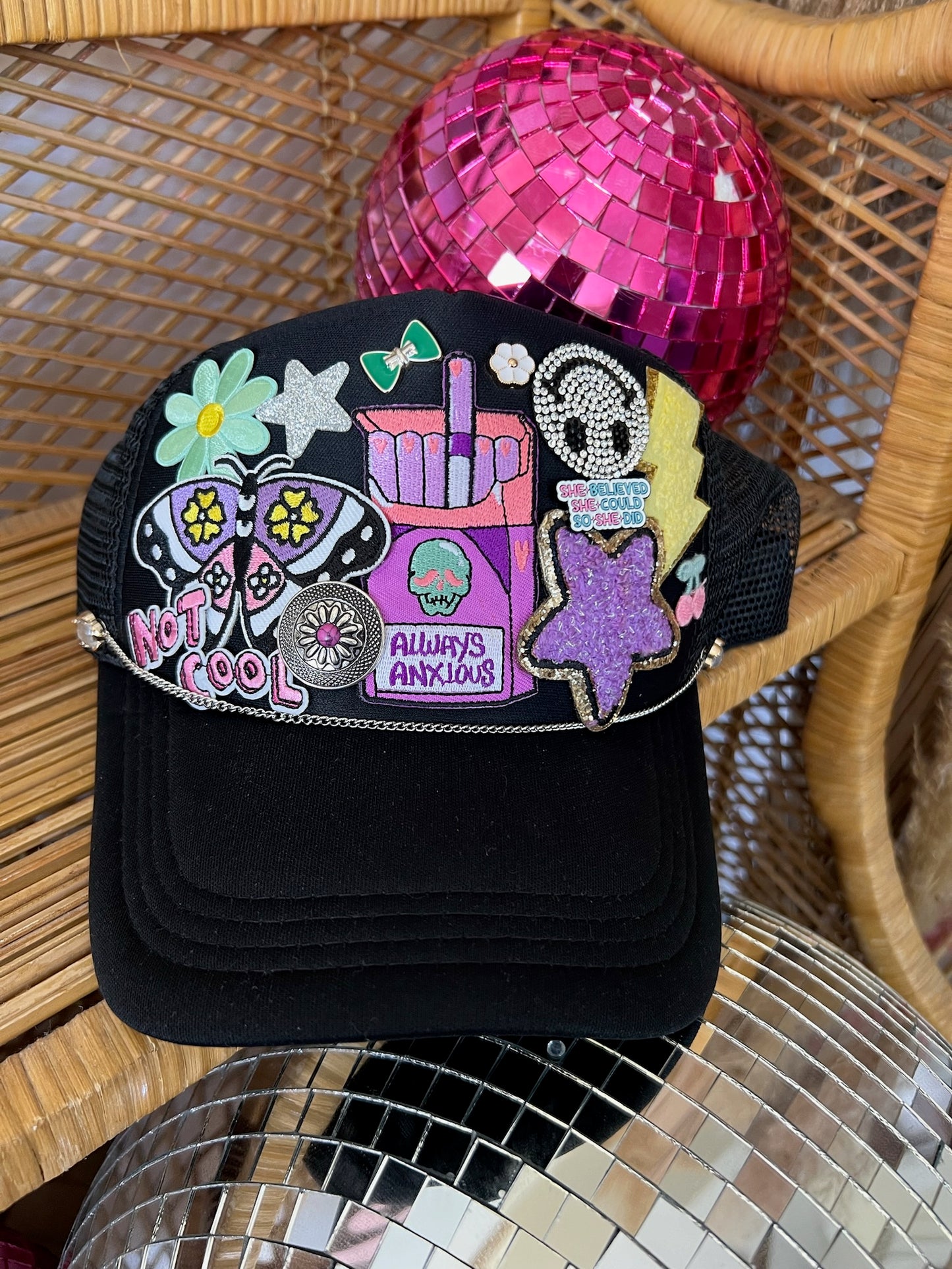 ONE OF A KIND PATCH TRUCKER HAT | ALWAYS ANXIOUS