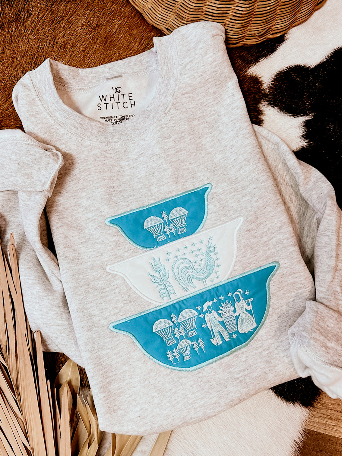 Vintage Bowl Set | Handmade | Butter Print