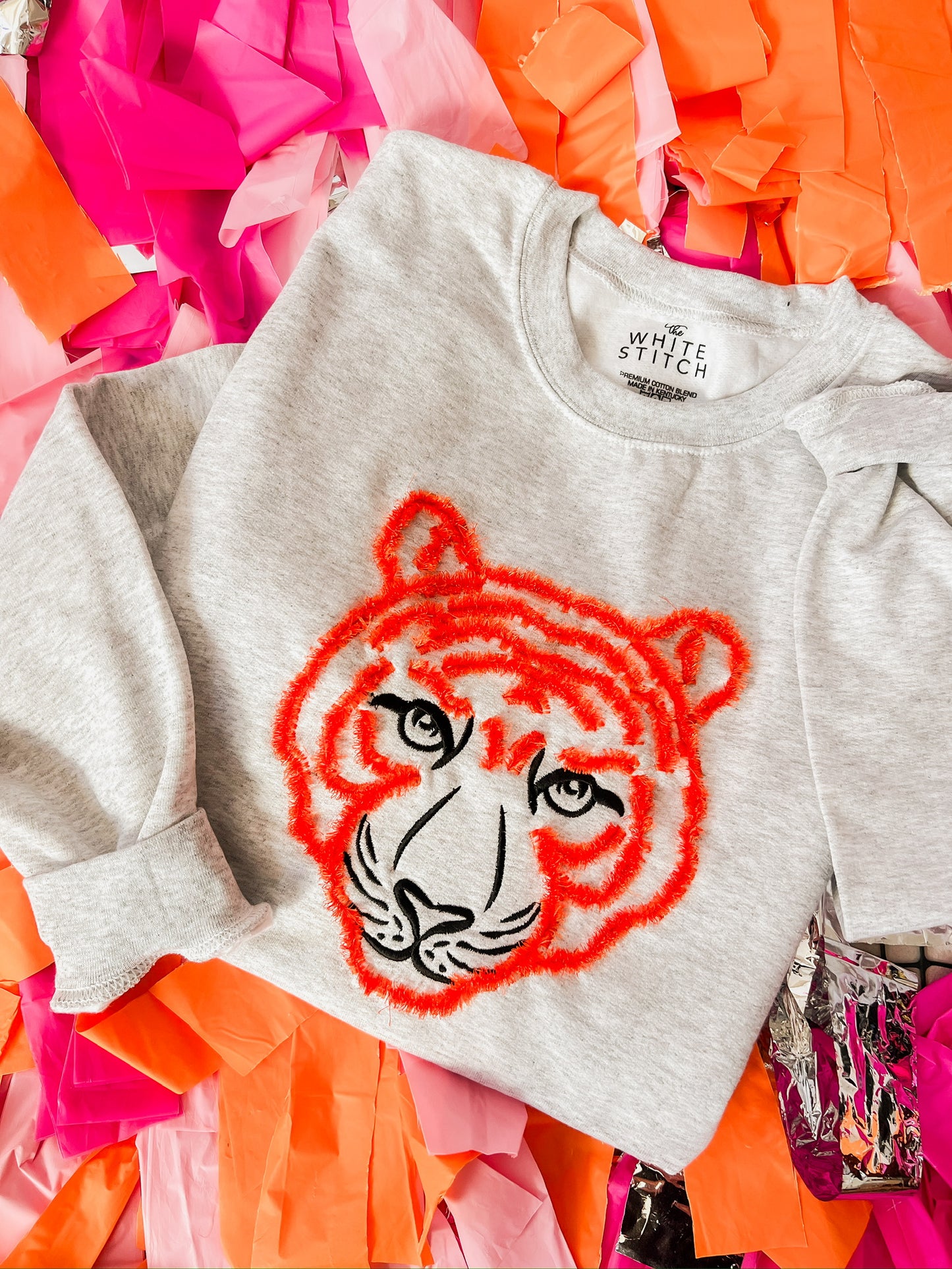Fuzzy Bengal Sweatshirt | Handmade