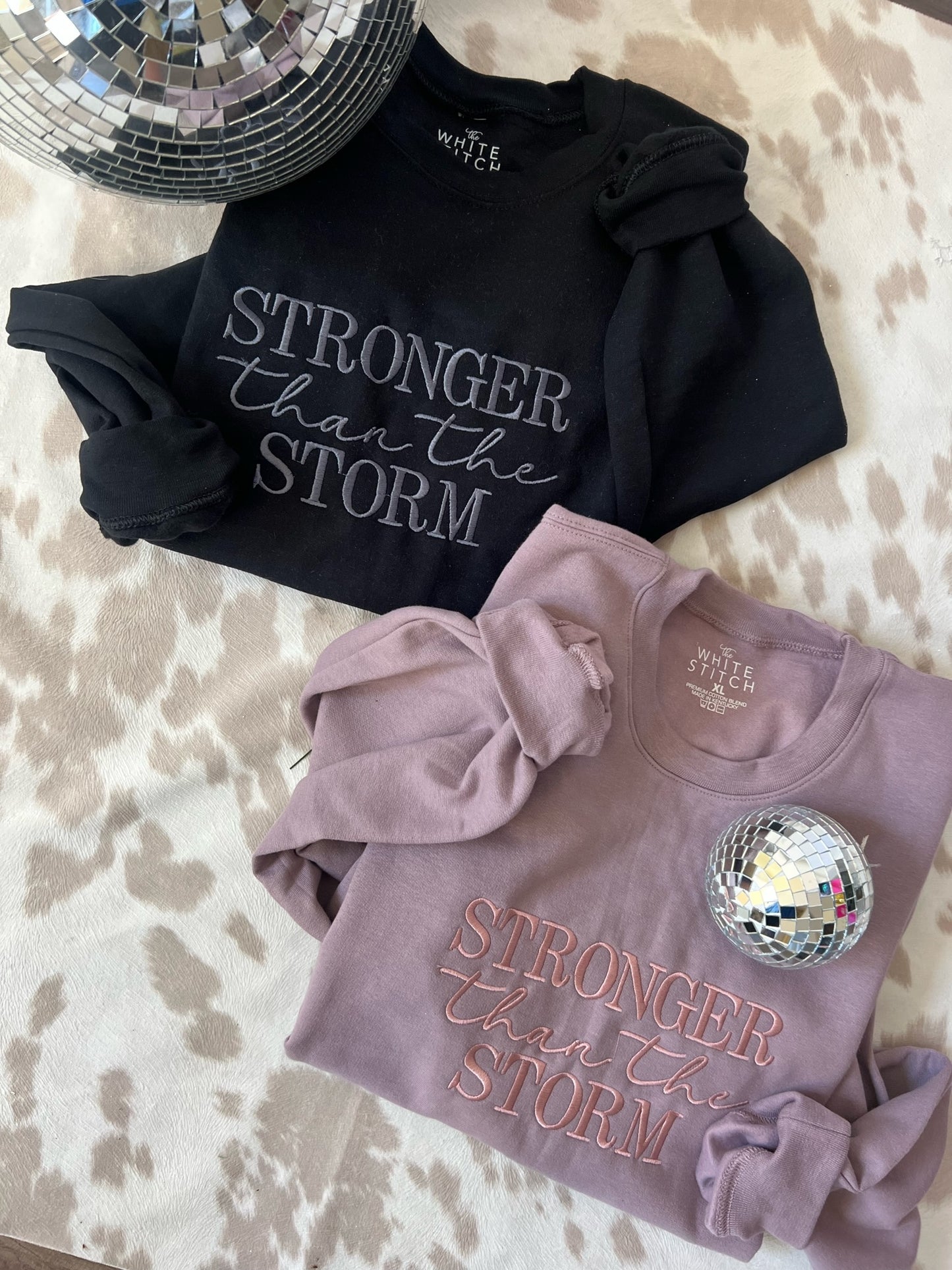 Stronger Than The Storm | Handmade | Black