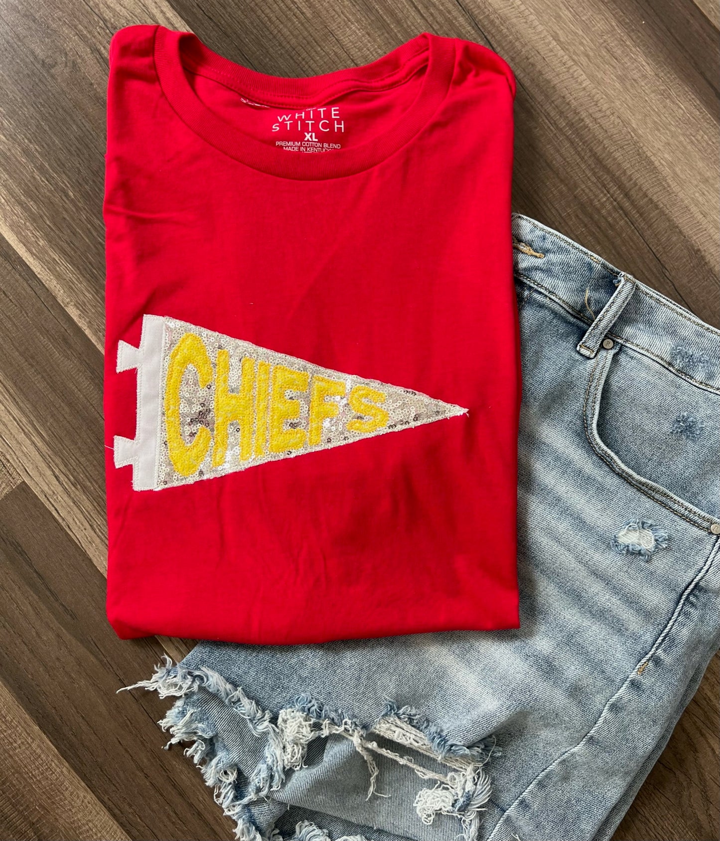 Mascot Banner Handmade Tee | Customizable