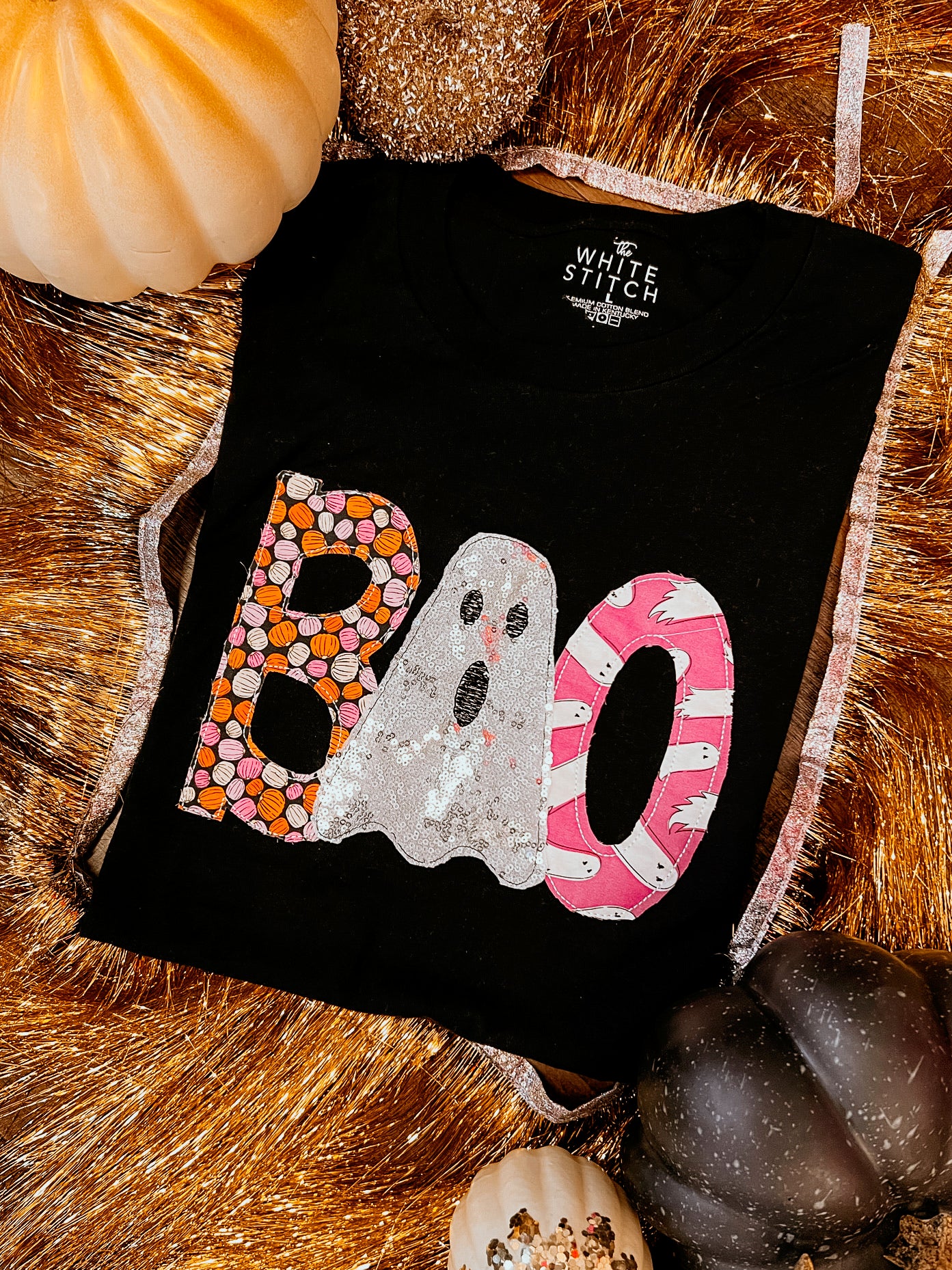 BOO Ghosts Sequins | Handmade