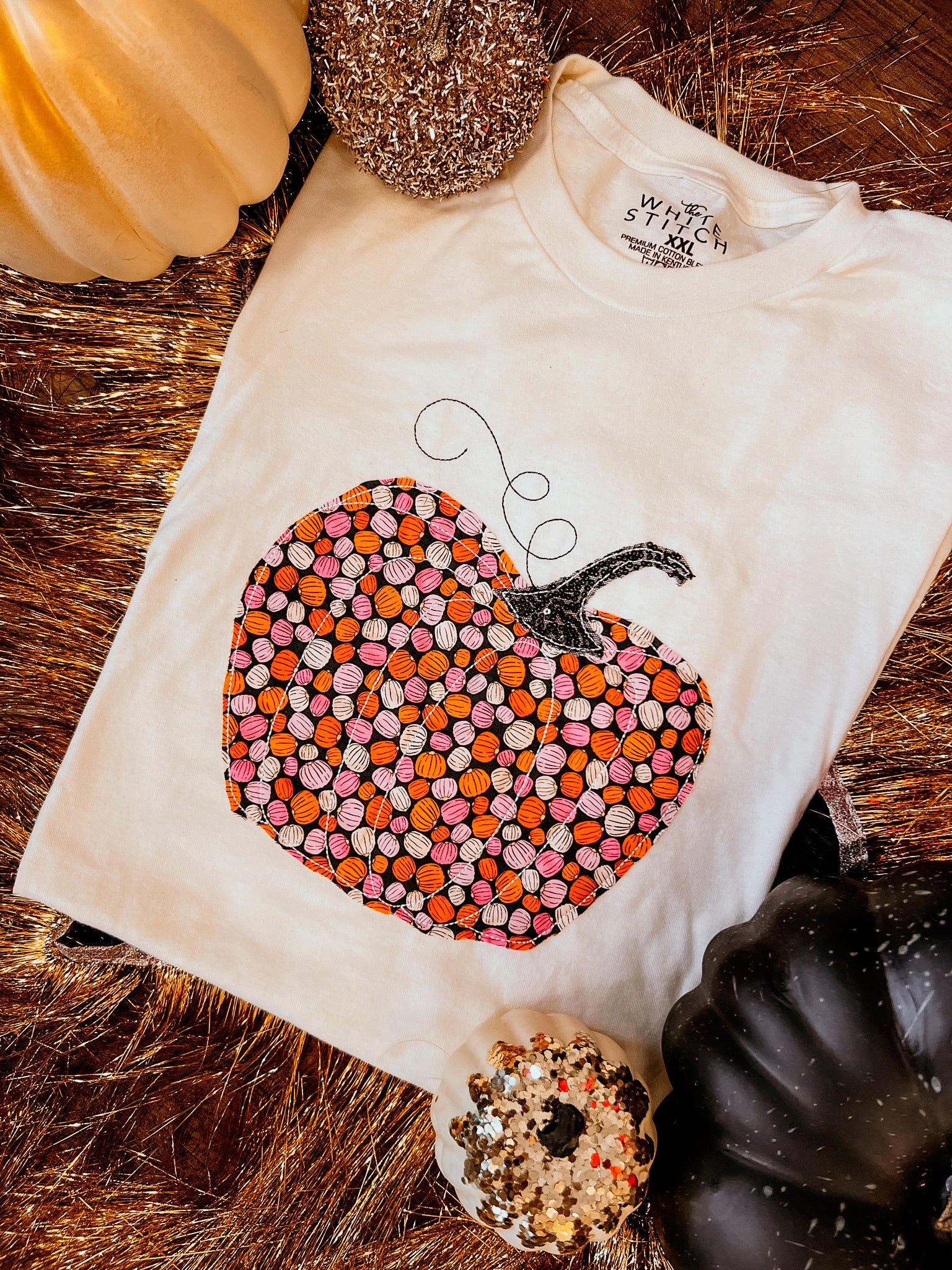 Monogrammed Pumpkin Shirt