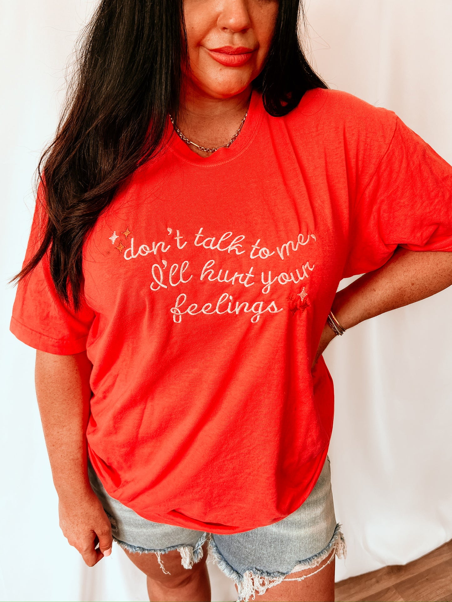 Don't Talk To Me Handmade Tee