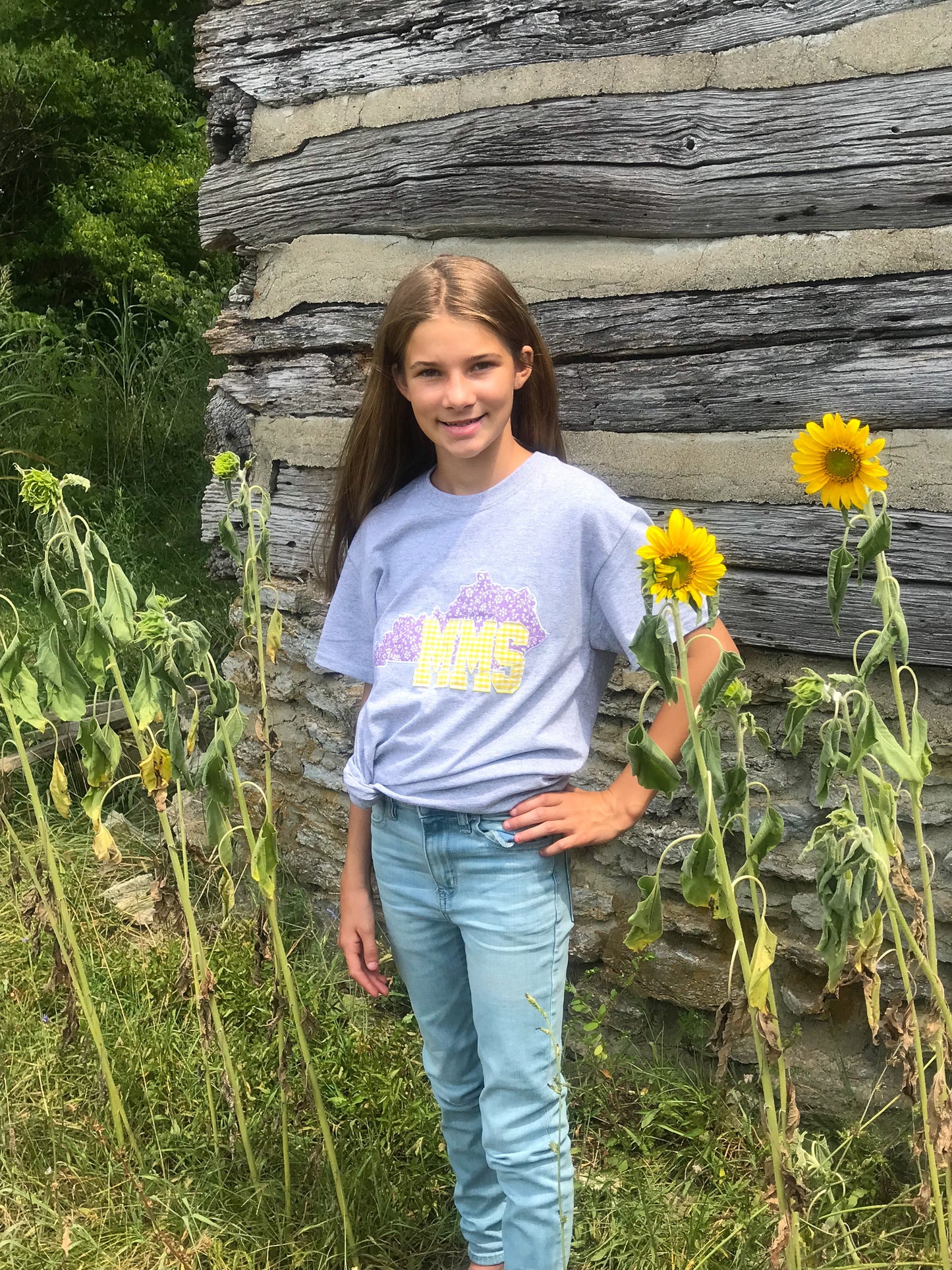 School Abbreviation State Tee | Customizable