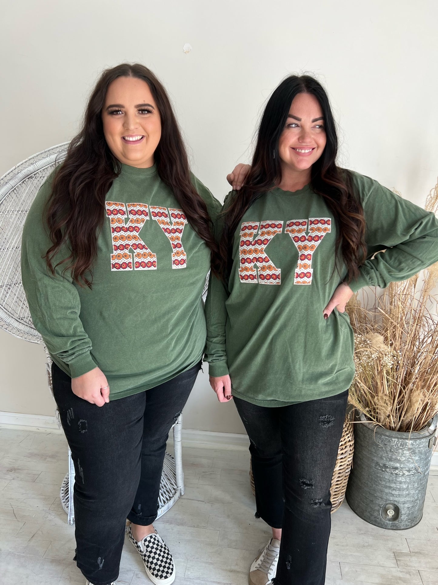 Evergreen Long Sleeve State Tee