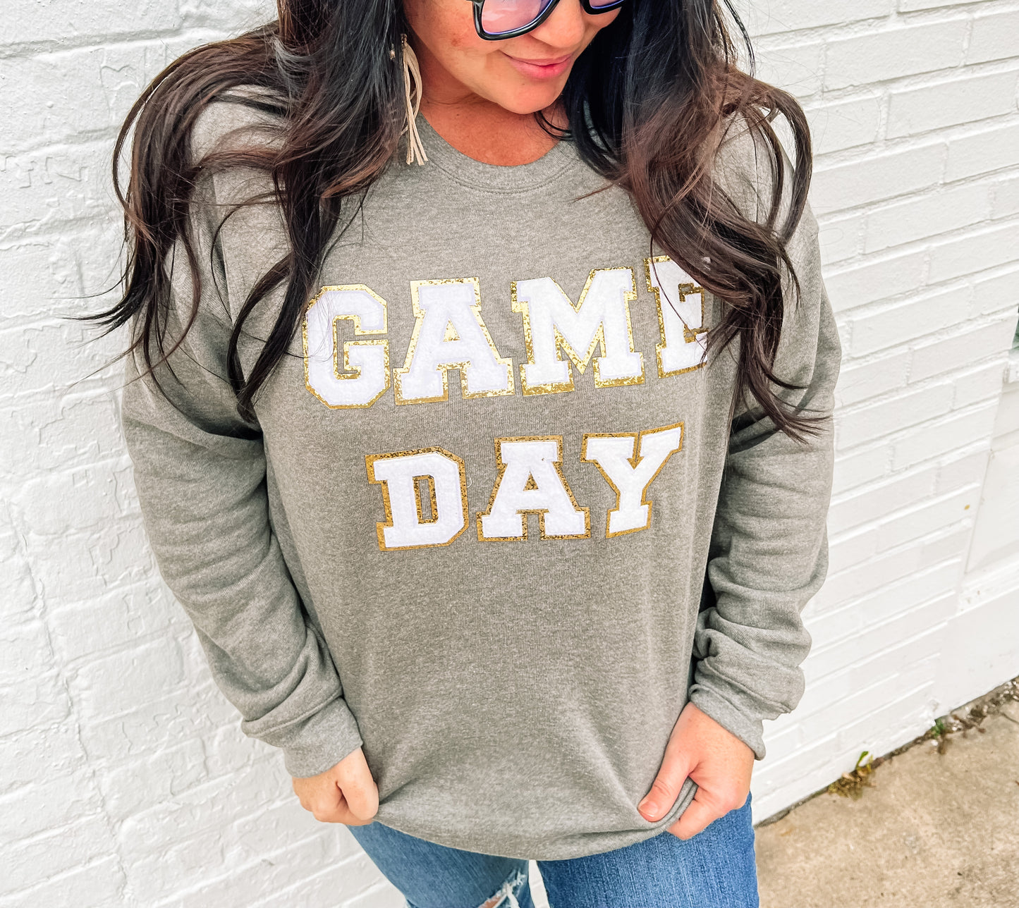 Game Day Chenille l Graphic Sweatshirt