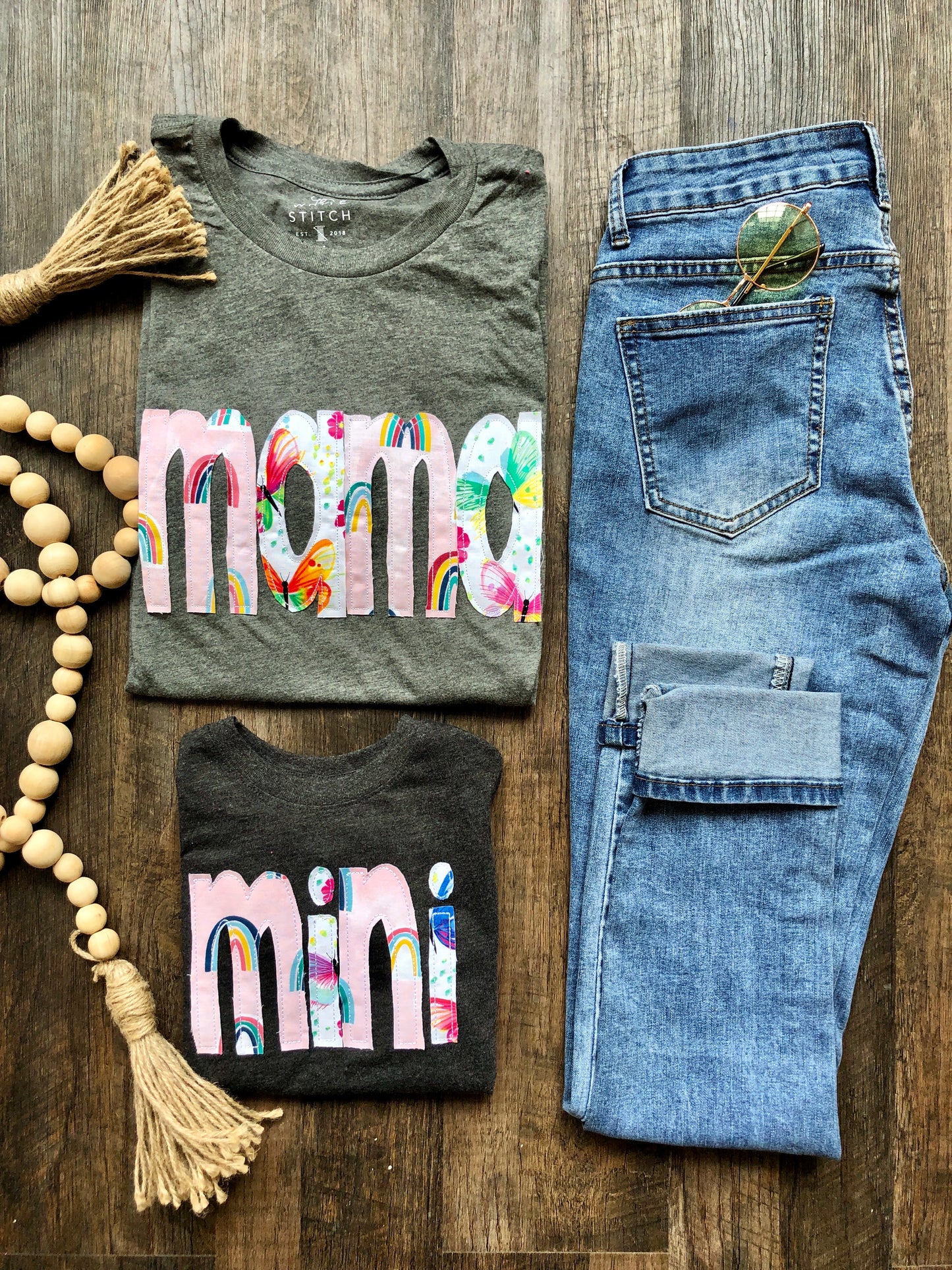 Mama and Mini Mixed Appliqué