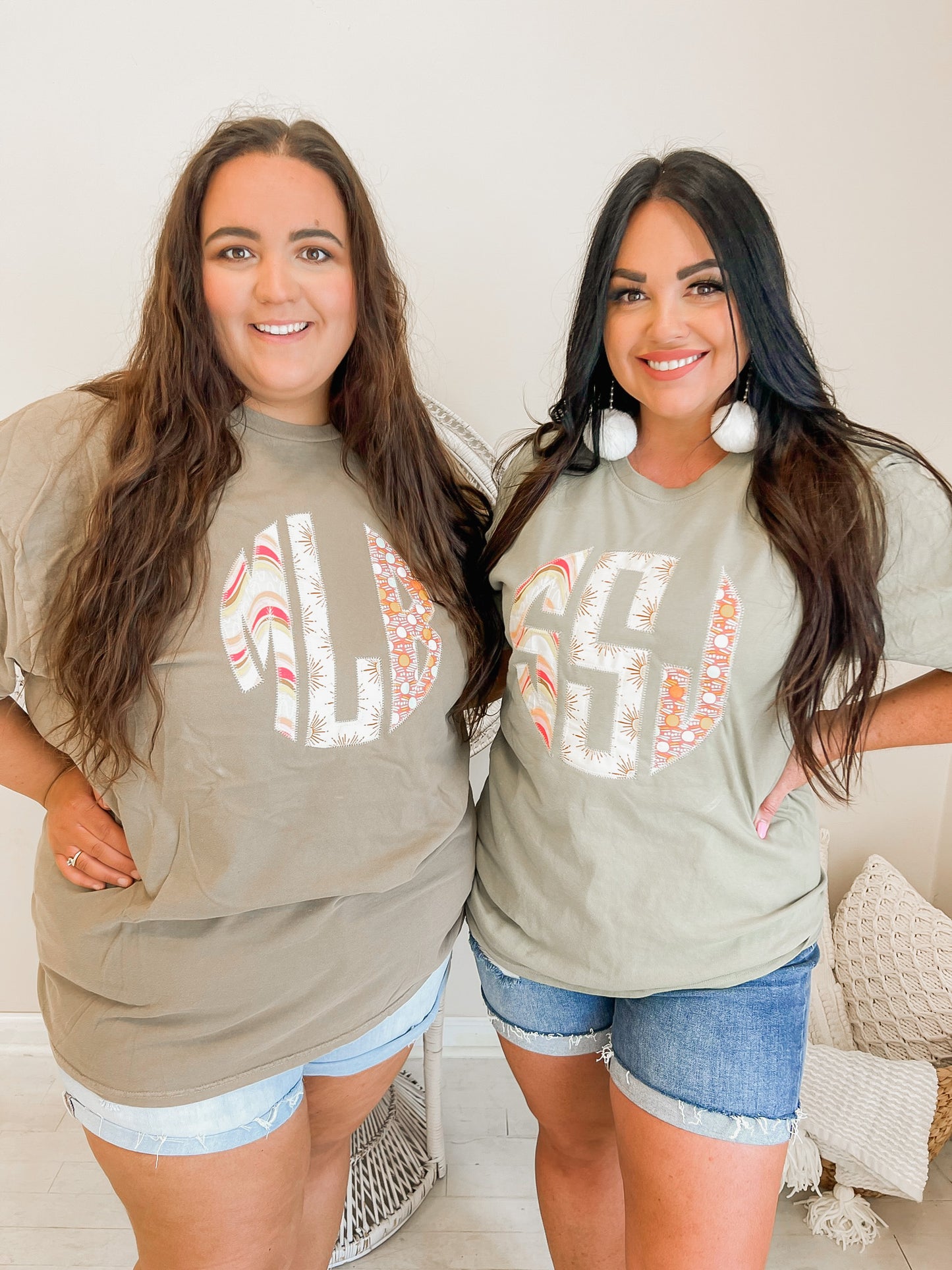 Monogram Vibes Comfort Color Tees