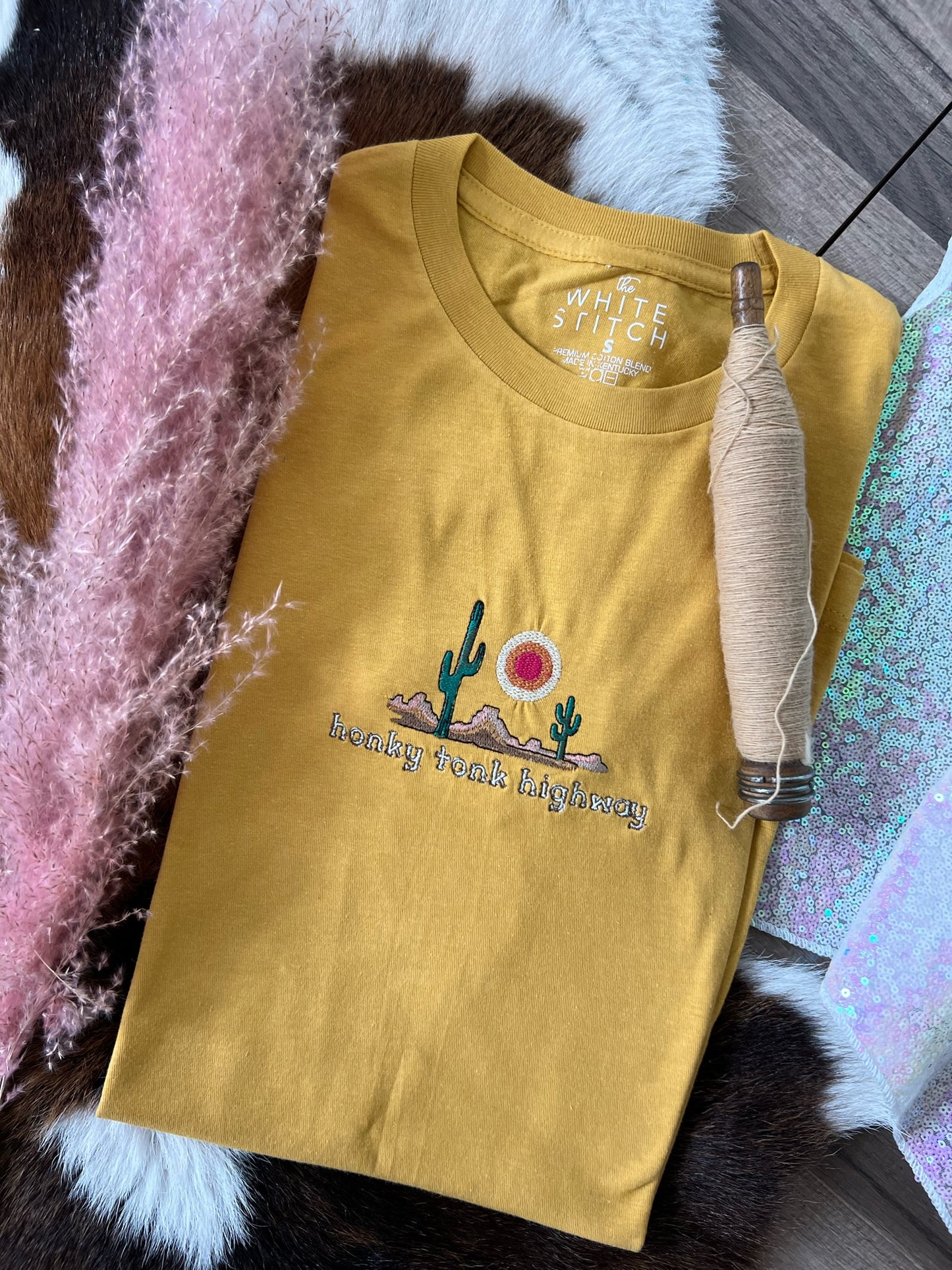 Honky Tonk Highway Handmade Tee