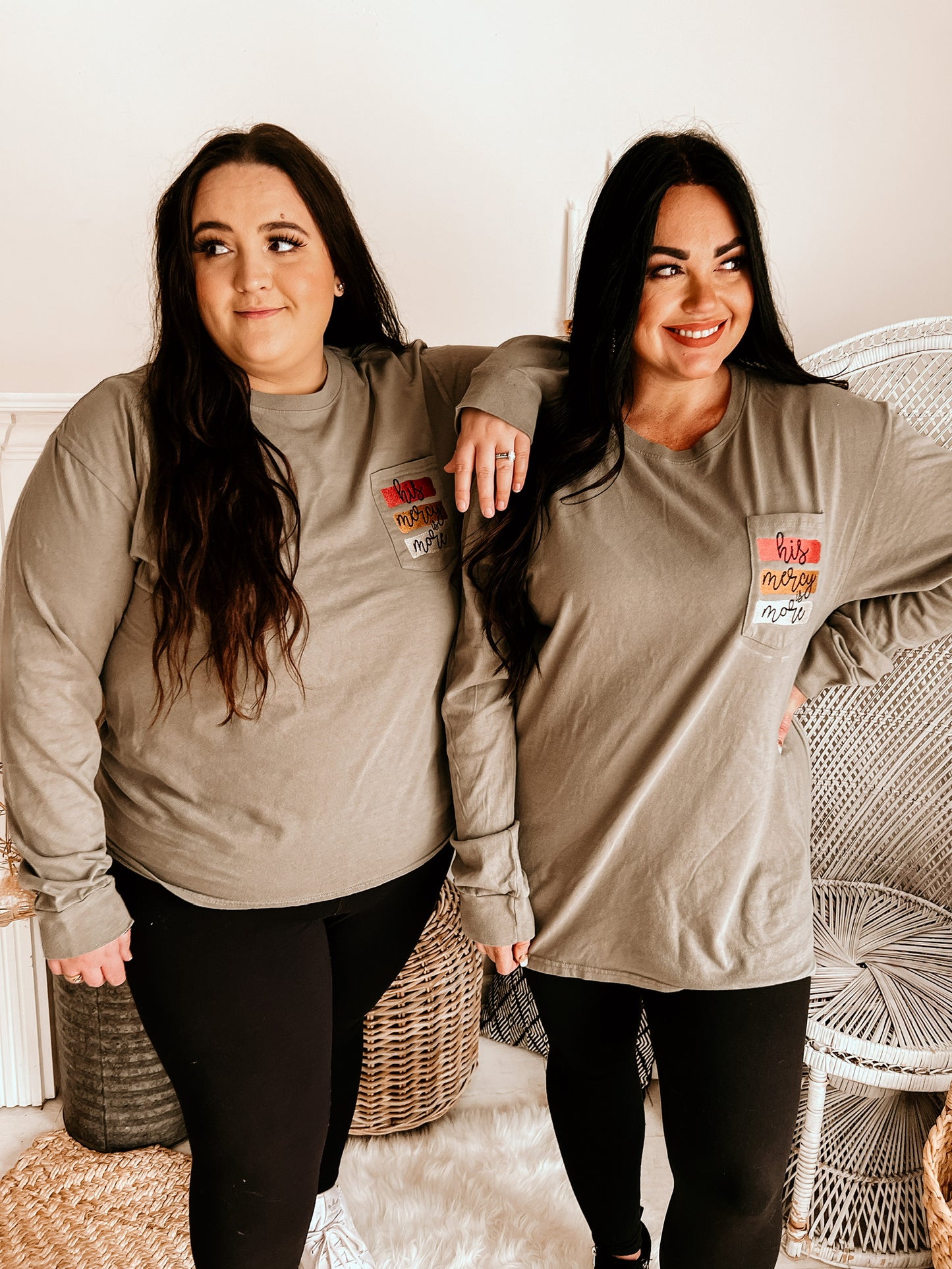 His Mercy is More | Handmade Long Sleeve Tee