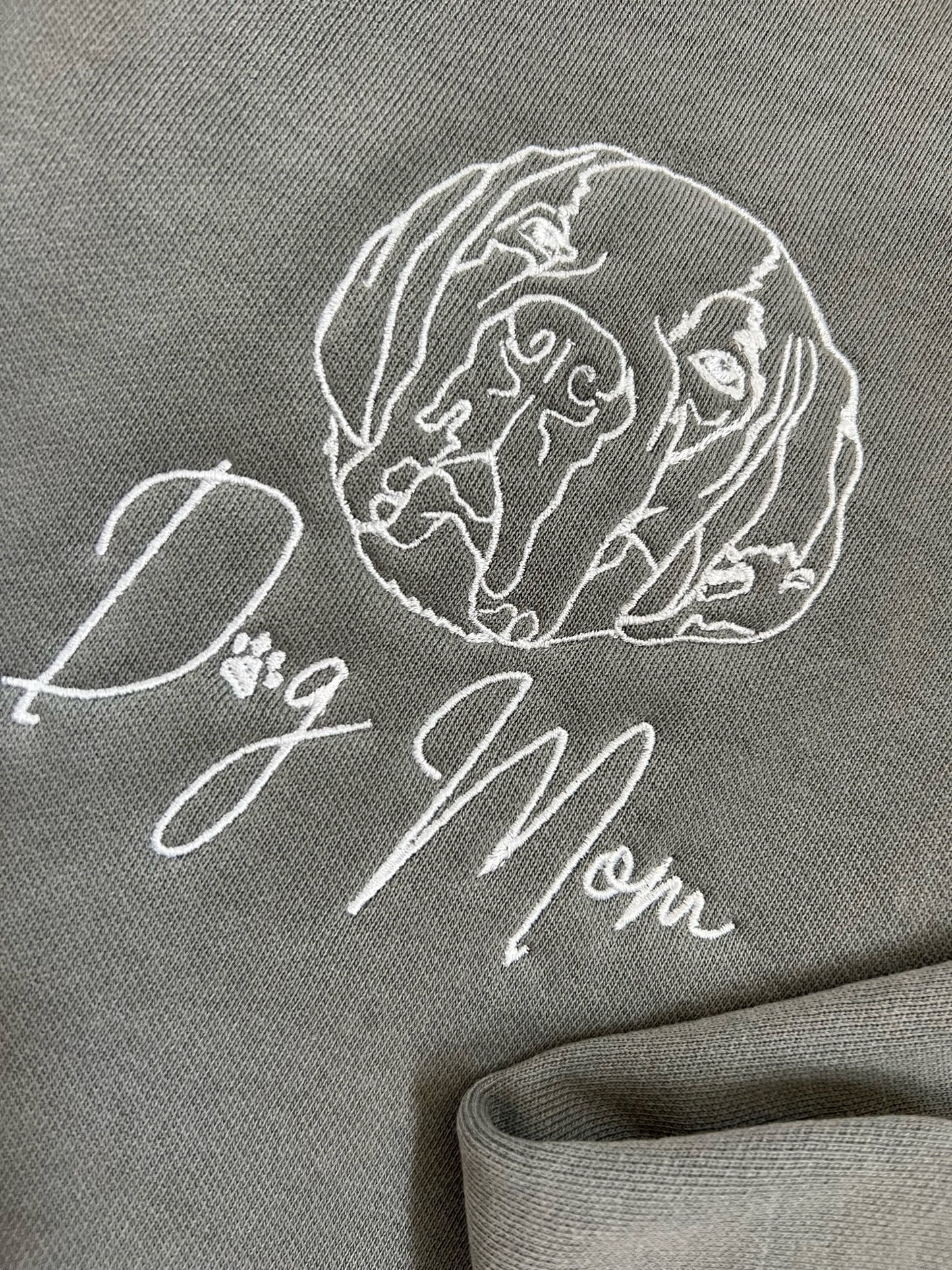 Dog Mom Handmade Sweatshirt | Customizable