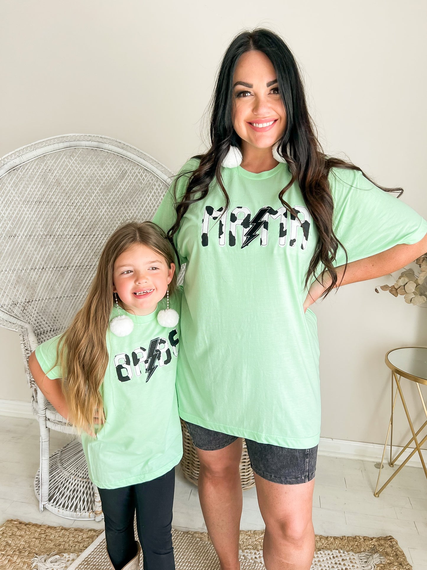 Mama Babe Cow Print | MINT Tee