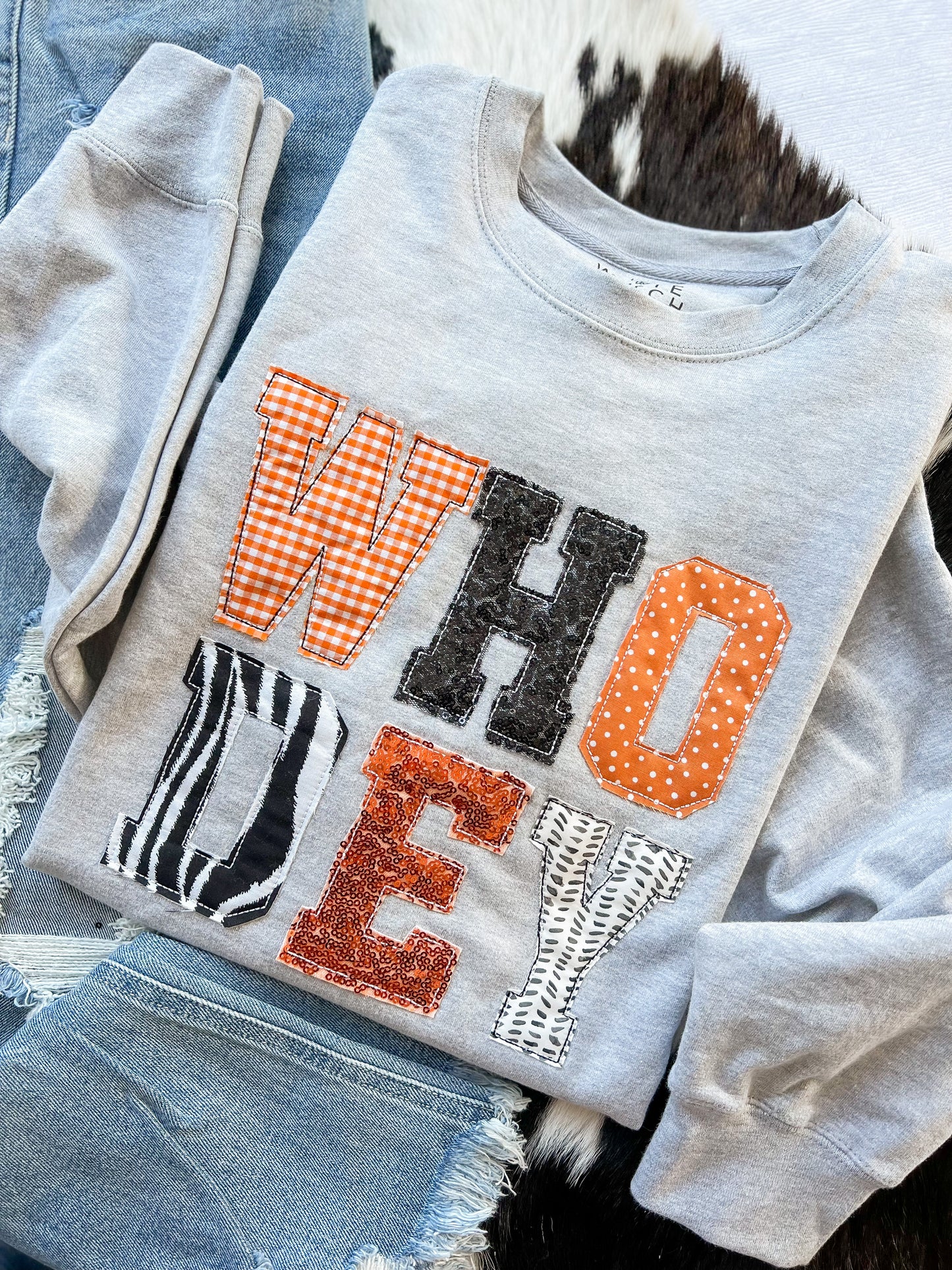 Tiger Mascot | Handmade Appliqué Shirt