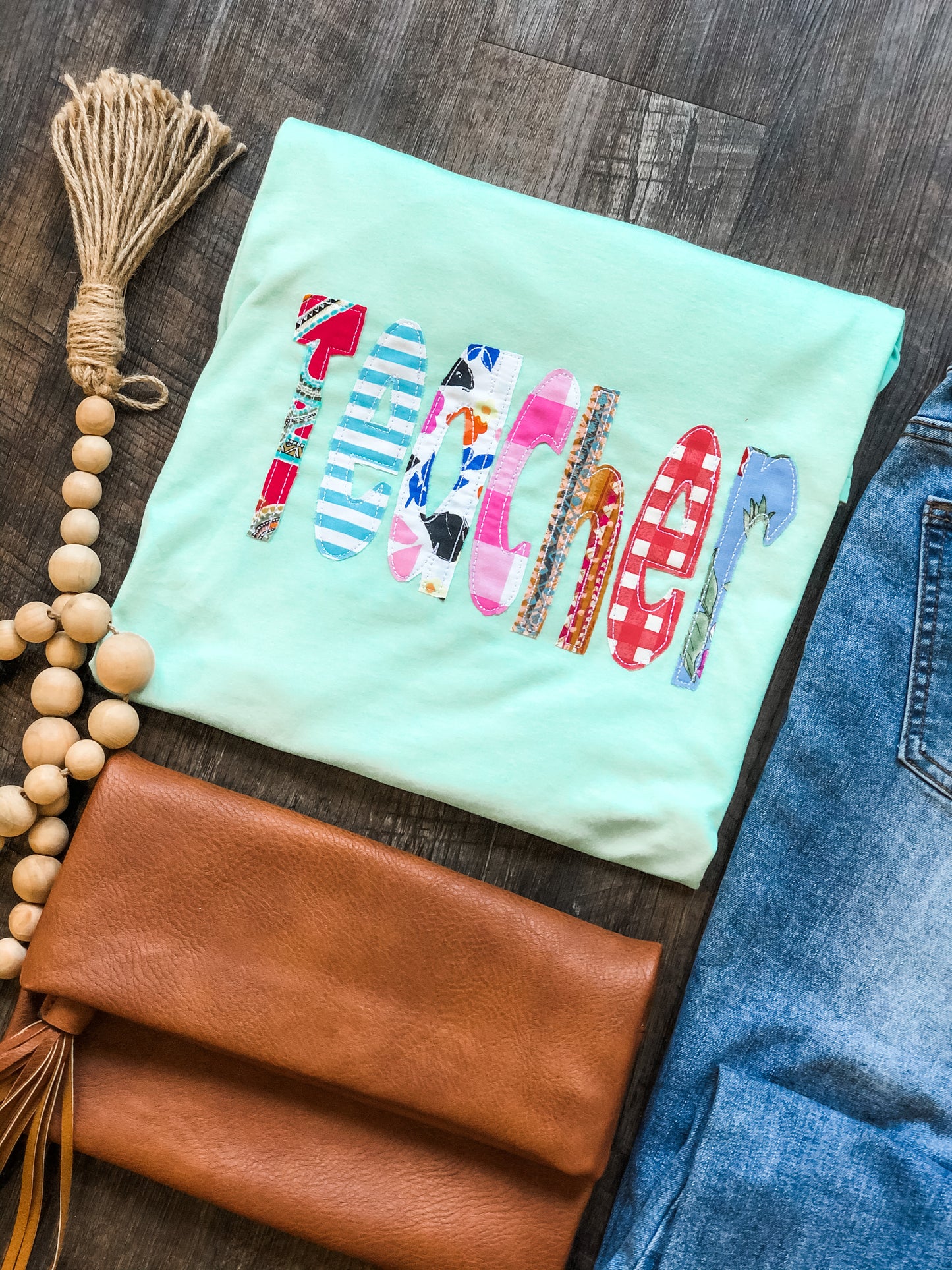 Teacher Mixed Applique