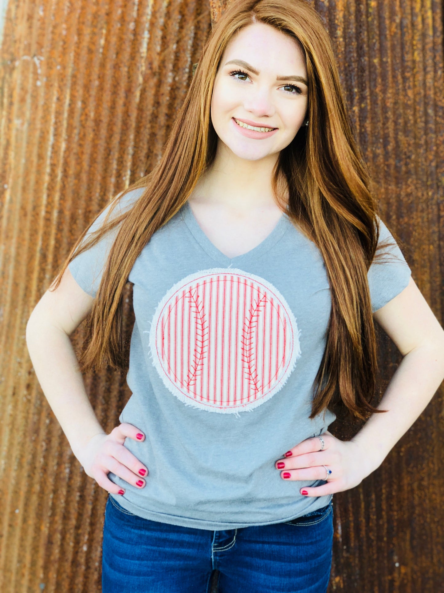 Vintage Baseball Vneck