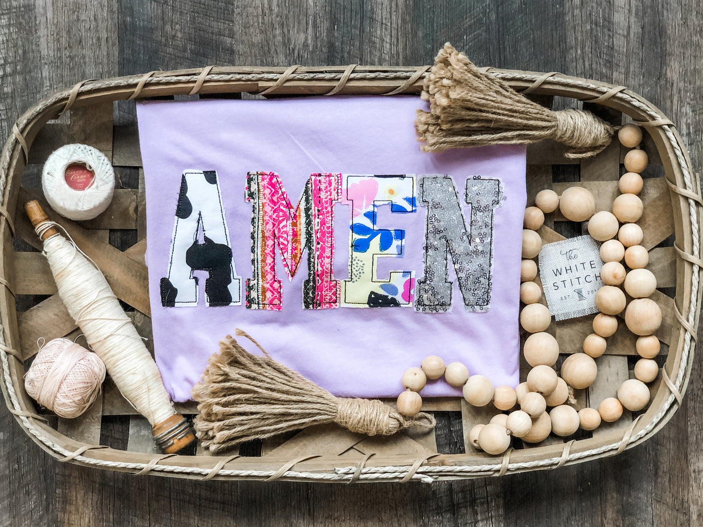 AMEN Handmade Tee | Lilac