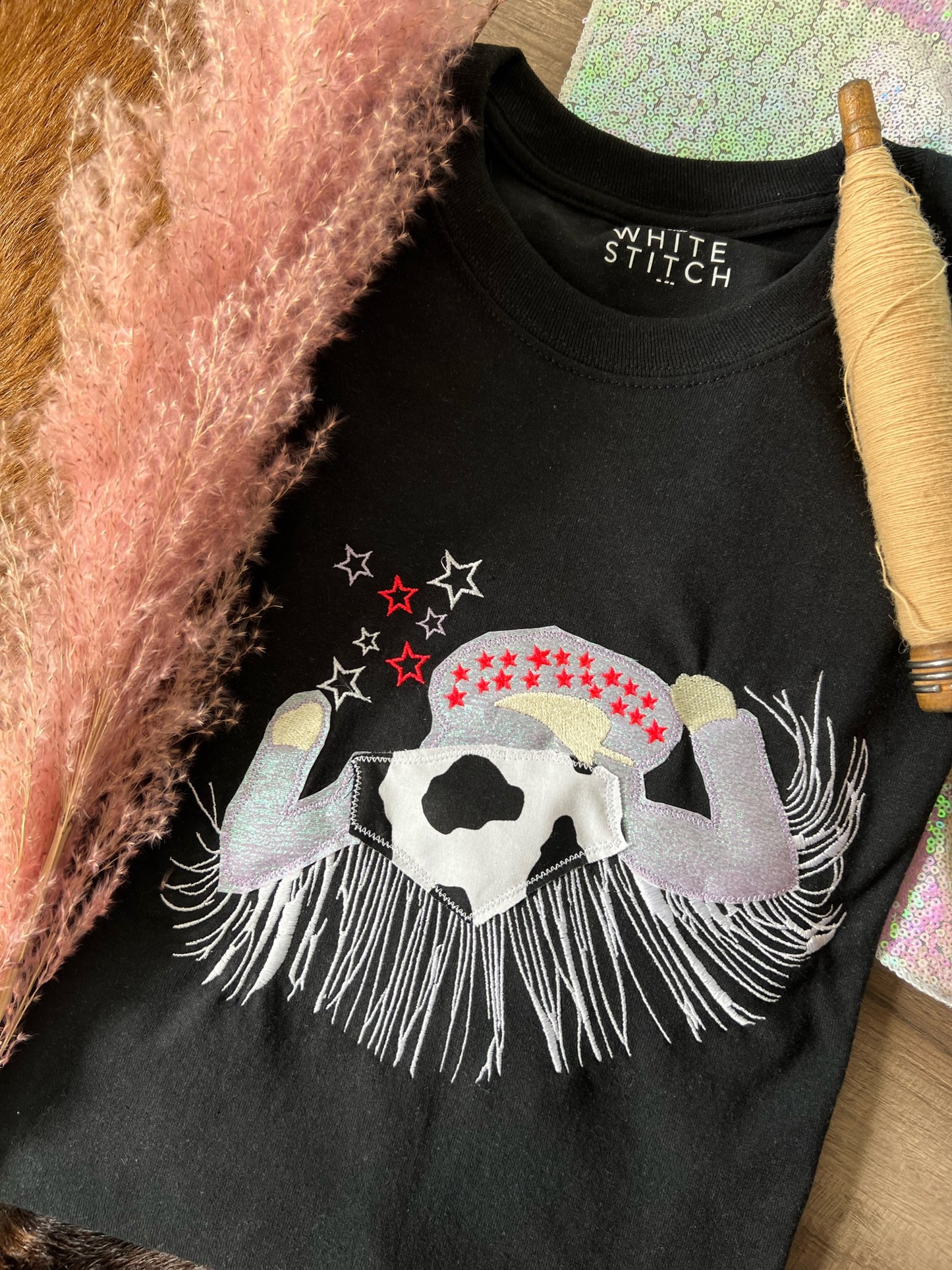 Fringe Jacket Handmade Tee