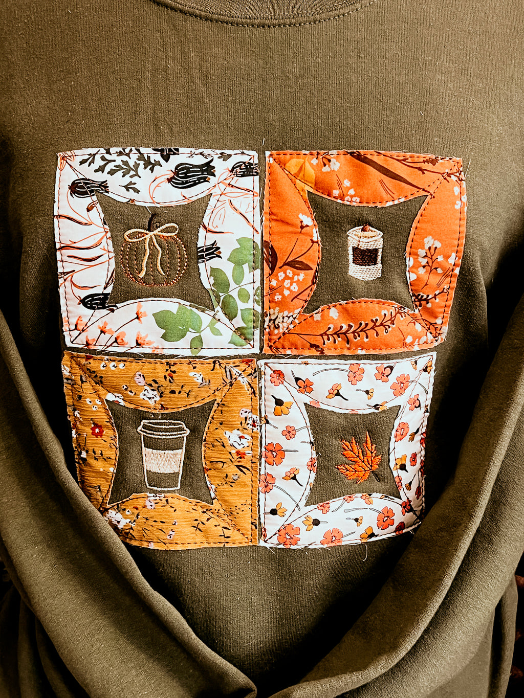 Fall Quilt Block | Handmade |