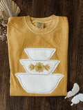 Vintage Bowl Set |Butterfly| Denim