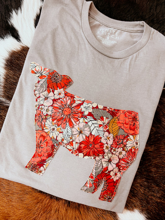 Show Cow | Fall Floral Tee