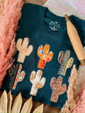 Cactus Flora Handmade Tee | Atlantic