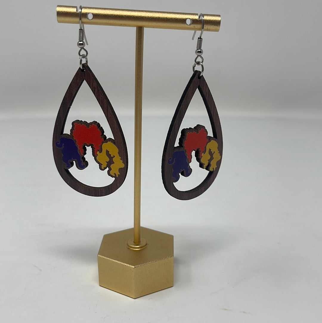 Three Witch Sister Earrings