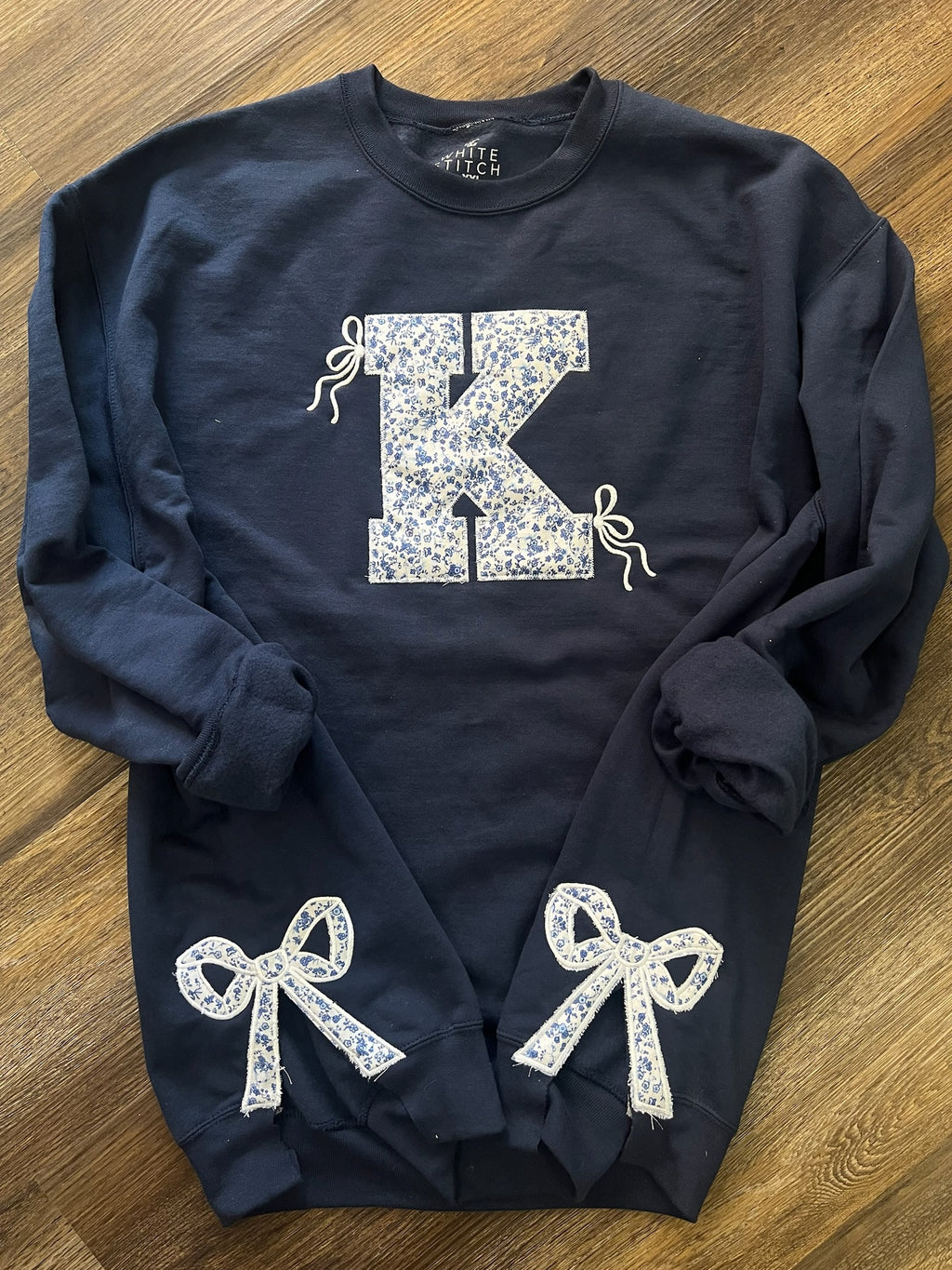 School Abbreviation Bow Sweatshirt | Customizable