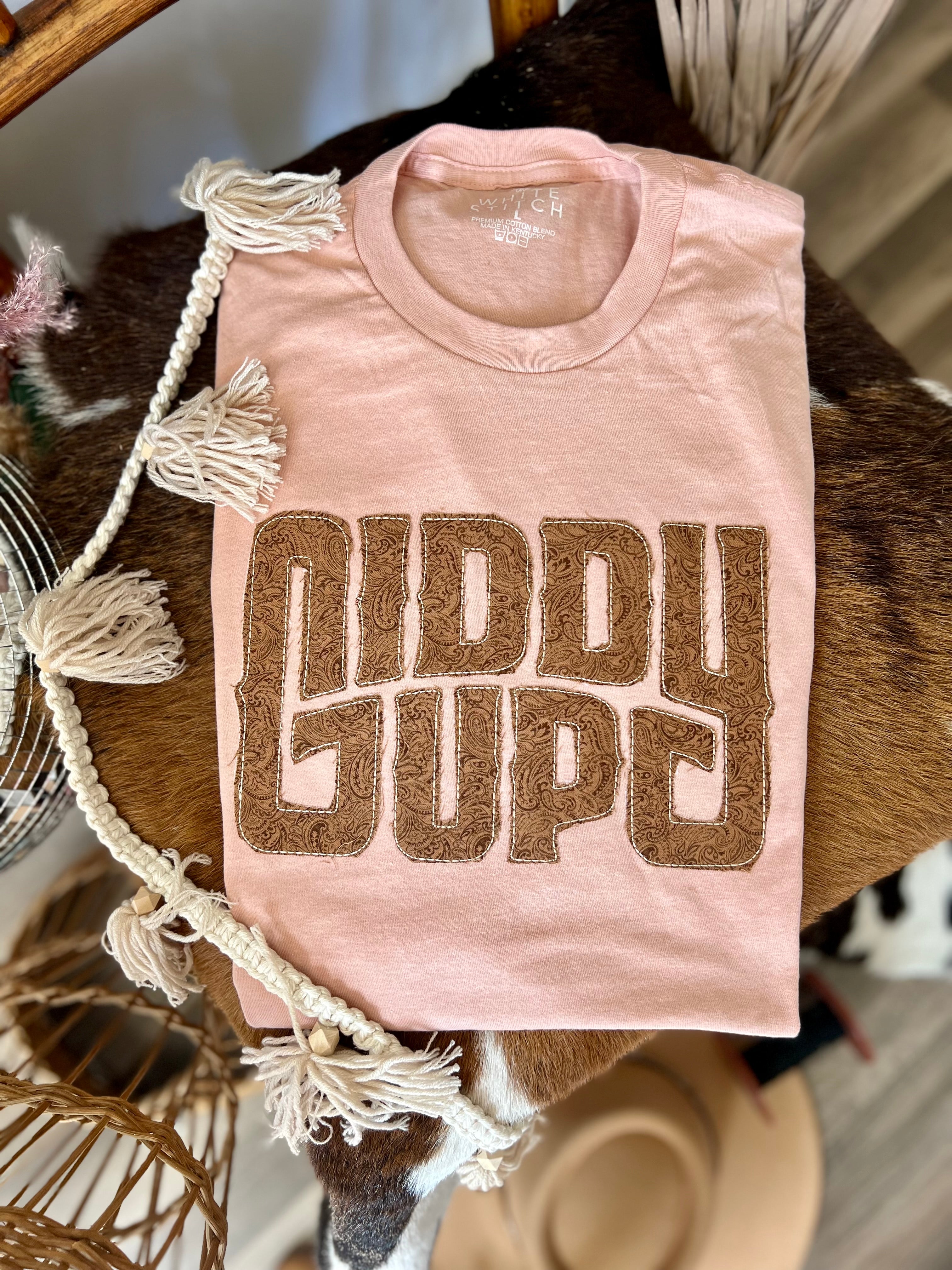 Giddy Up | Handmade Applique Tee