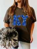 Embroidered Floral State Tee