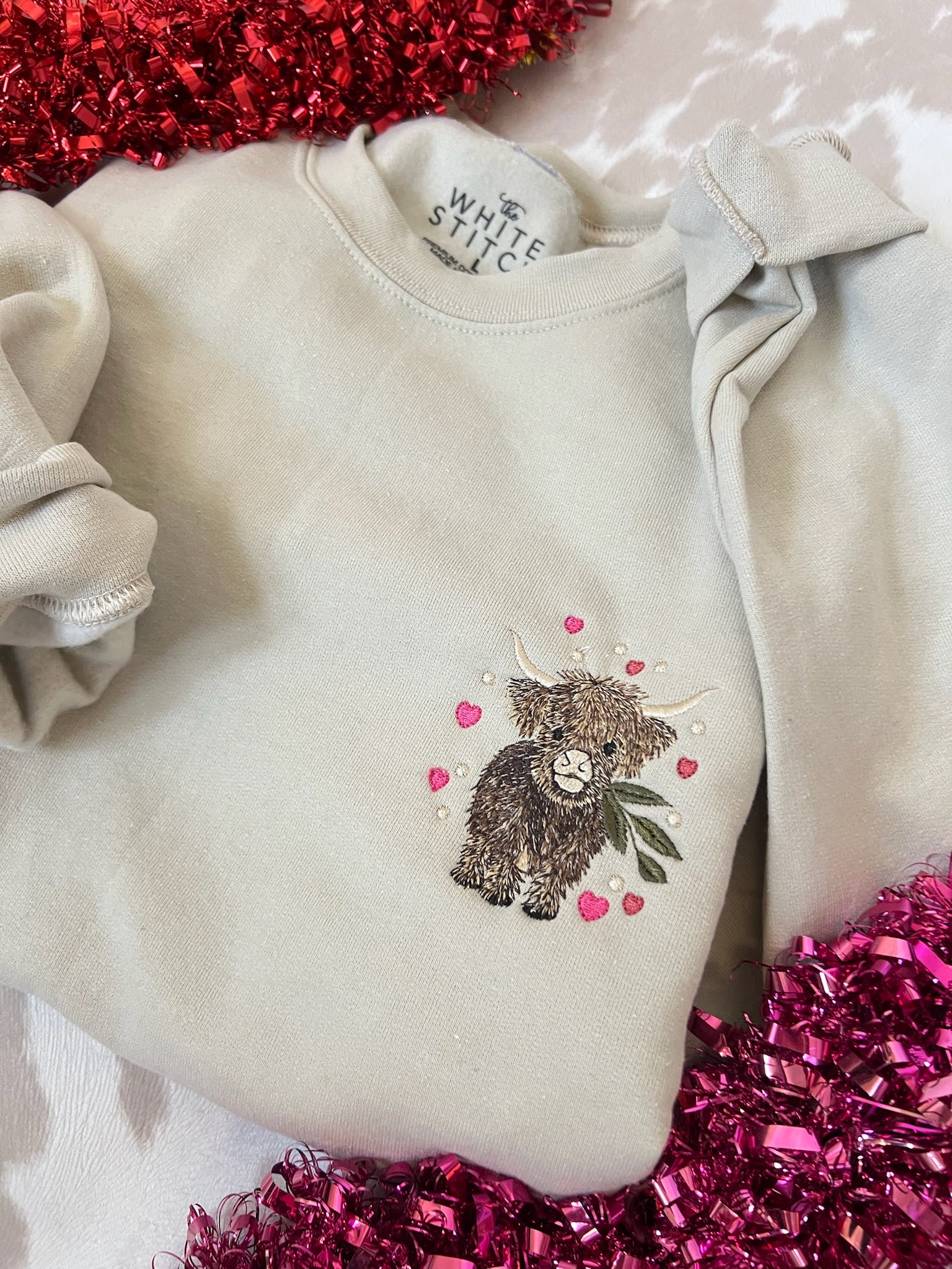 Heart Highland Cow | Handmade