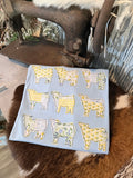 Stacked Farm Animals Handmade Tee | Bluebell