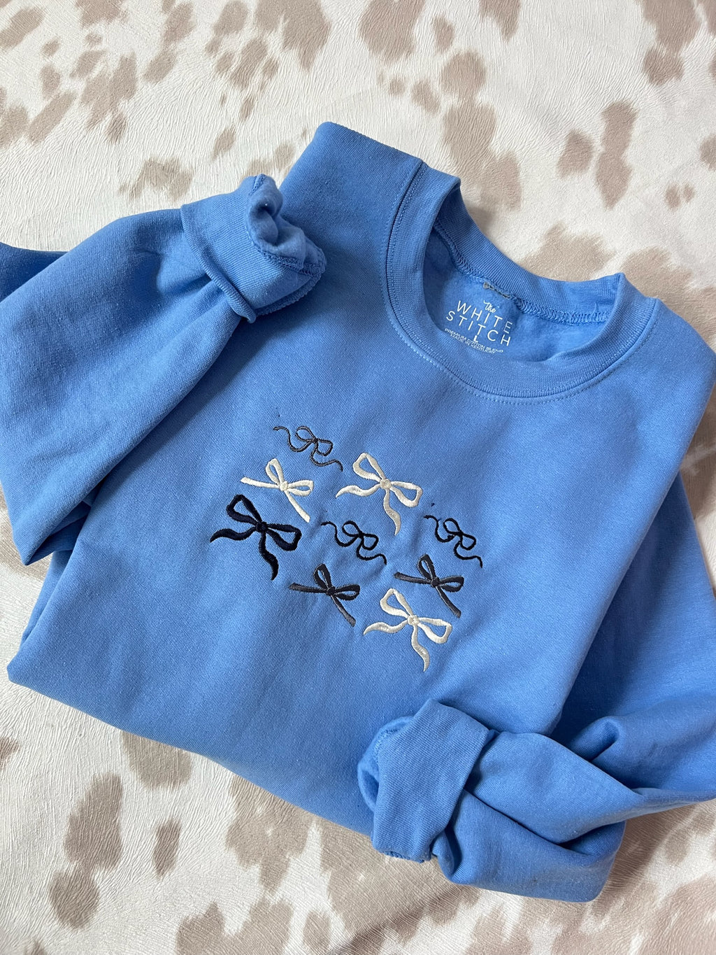 Bows On Repeat | Handmade | Blue