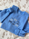 Bows On Repeat | Handmade | Blue