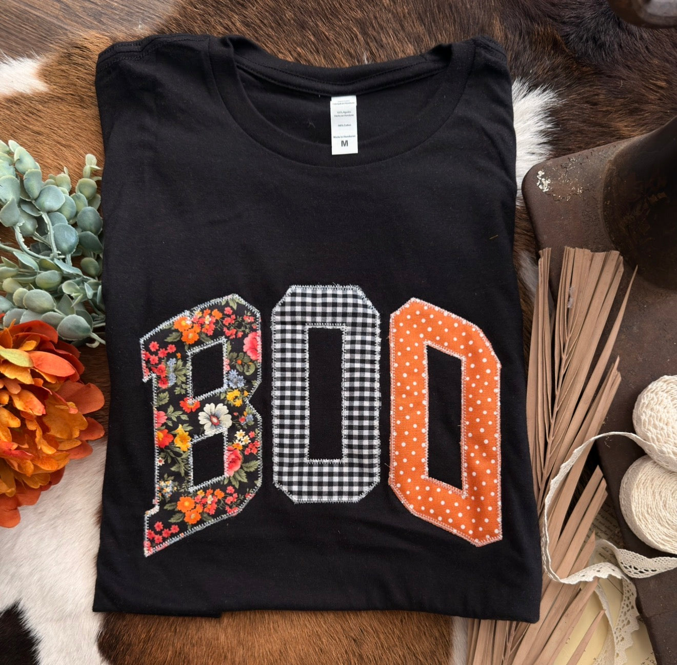 Boo Patchwork Floral | Handmade shirts