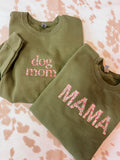 Dog Mom Spring Floral | Handmade | Green