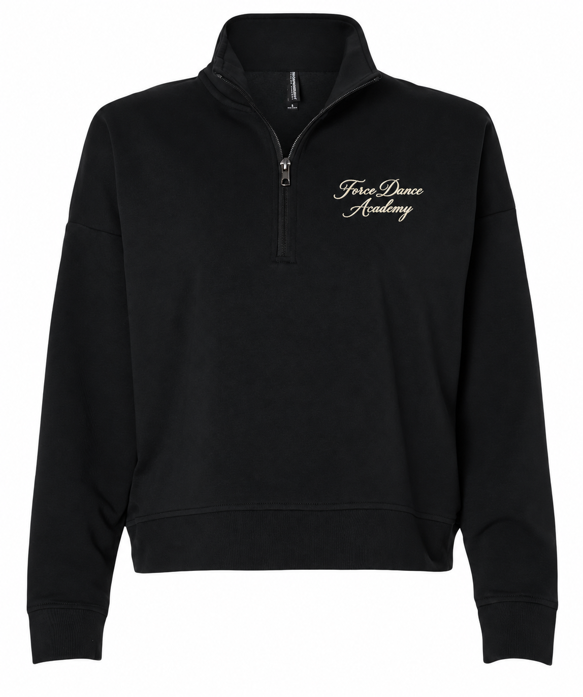 FORCE DANCE Cropped 1/4 zip