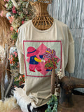 Sue Bonnet | Applique | Handmade Shirt
