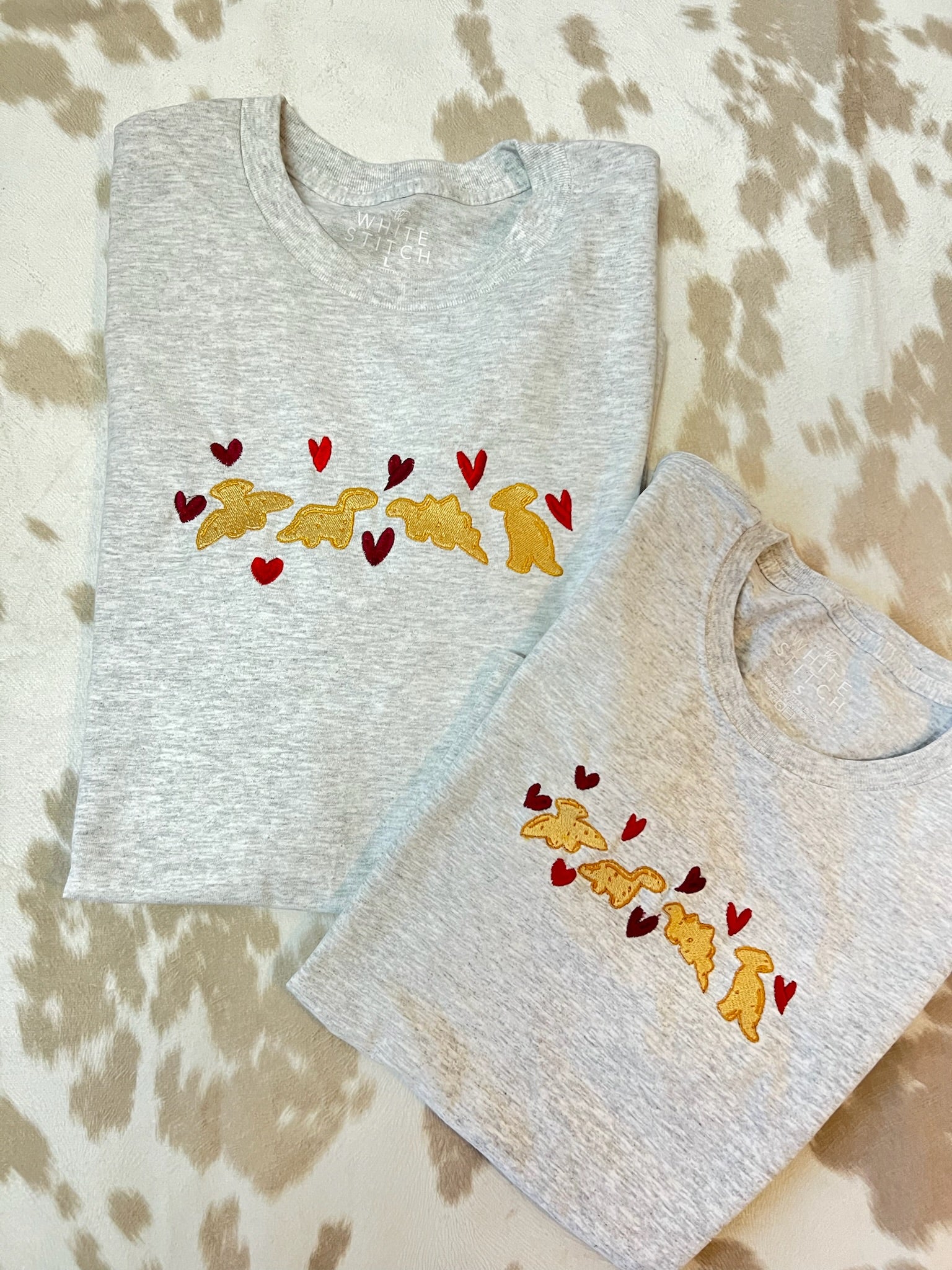 Dino Nuggies | Handmade | Gray