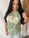 Pray Spring Floral | Handmade | Sage
