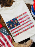 American Flag Lace