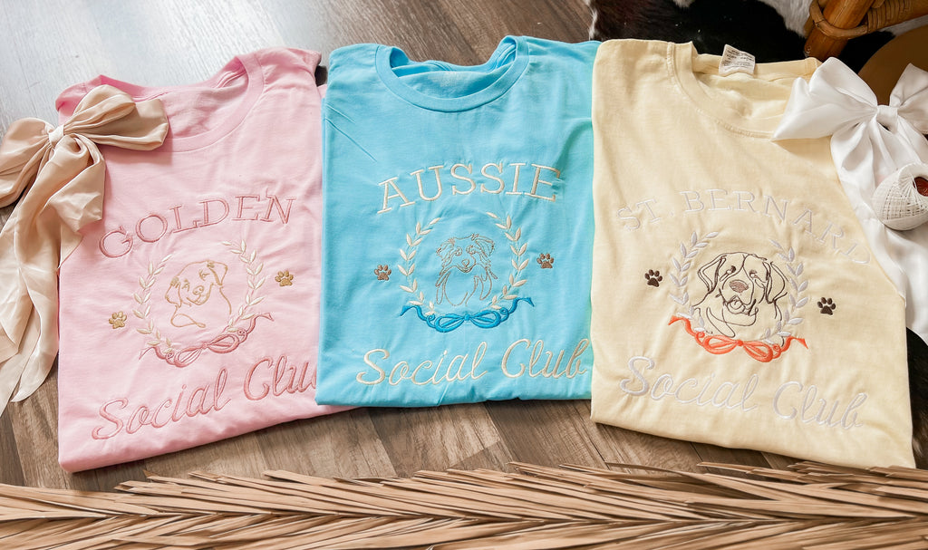 Social Dog Club | Customized|Handmade Tee